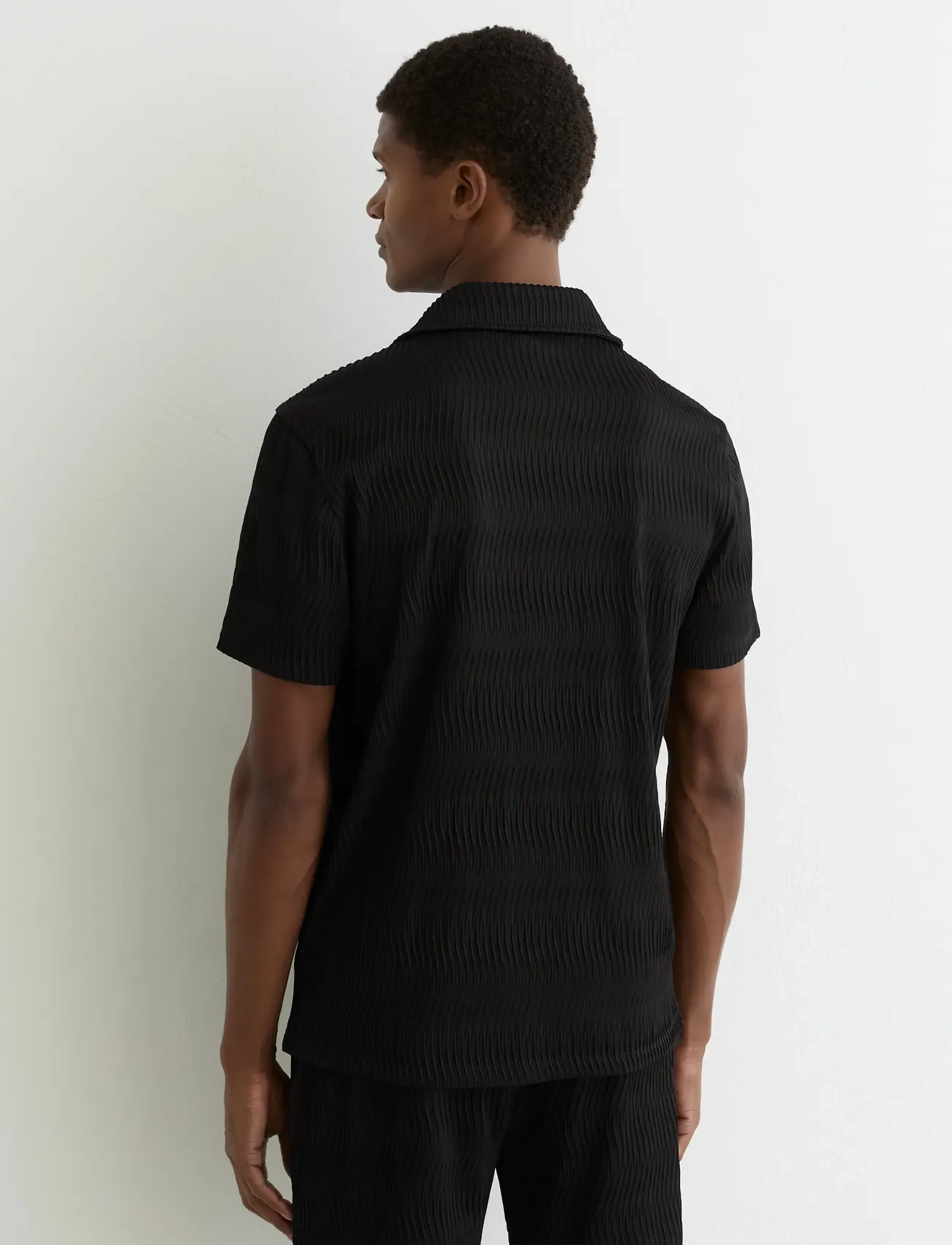 Reiss - ALEO - lühikeste varrukatega särgid - black - 2