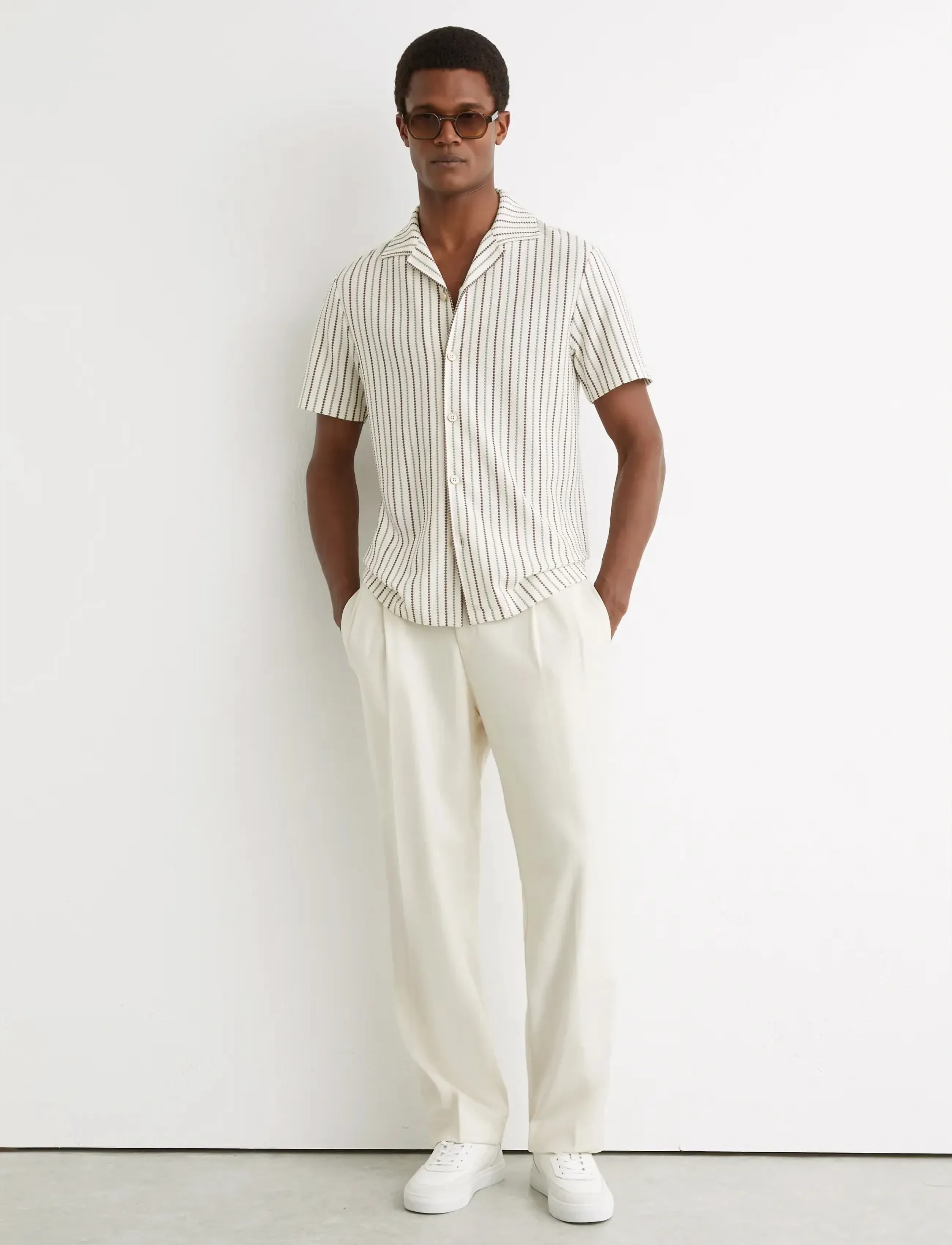 Reiss - PERCY - green/brown multi - 3