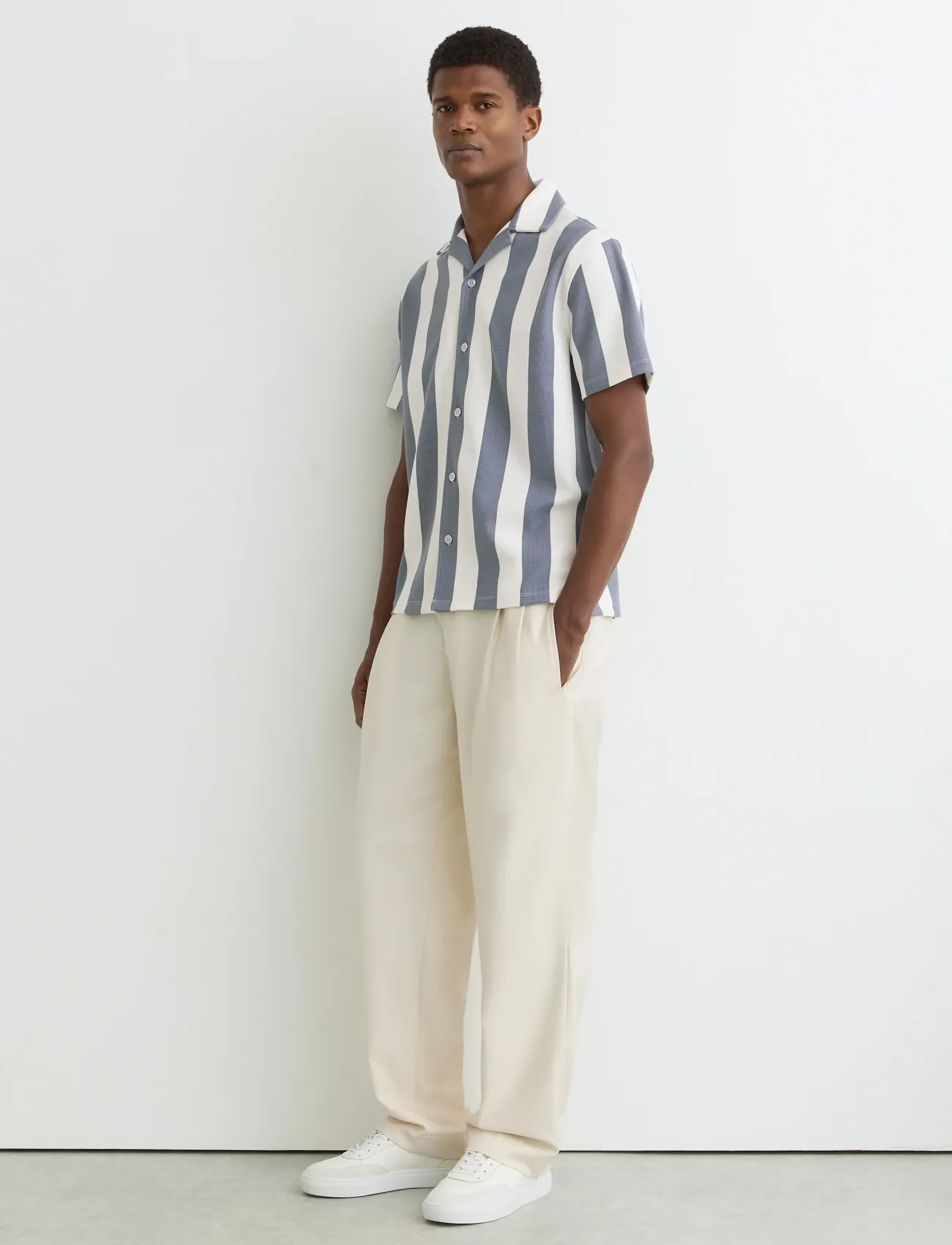 Reiss - DEXTER - casual skjortor - airforce blue/off white - 3