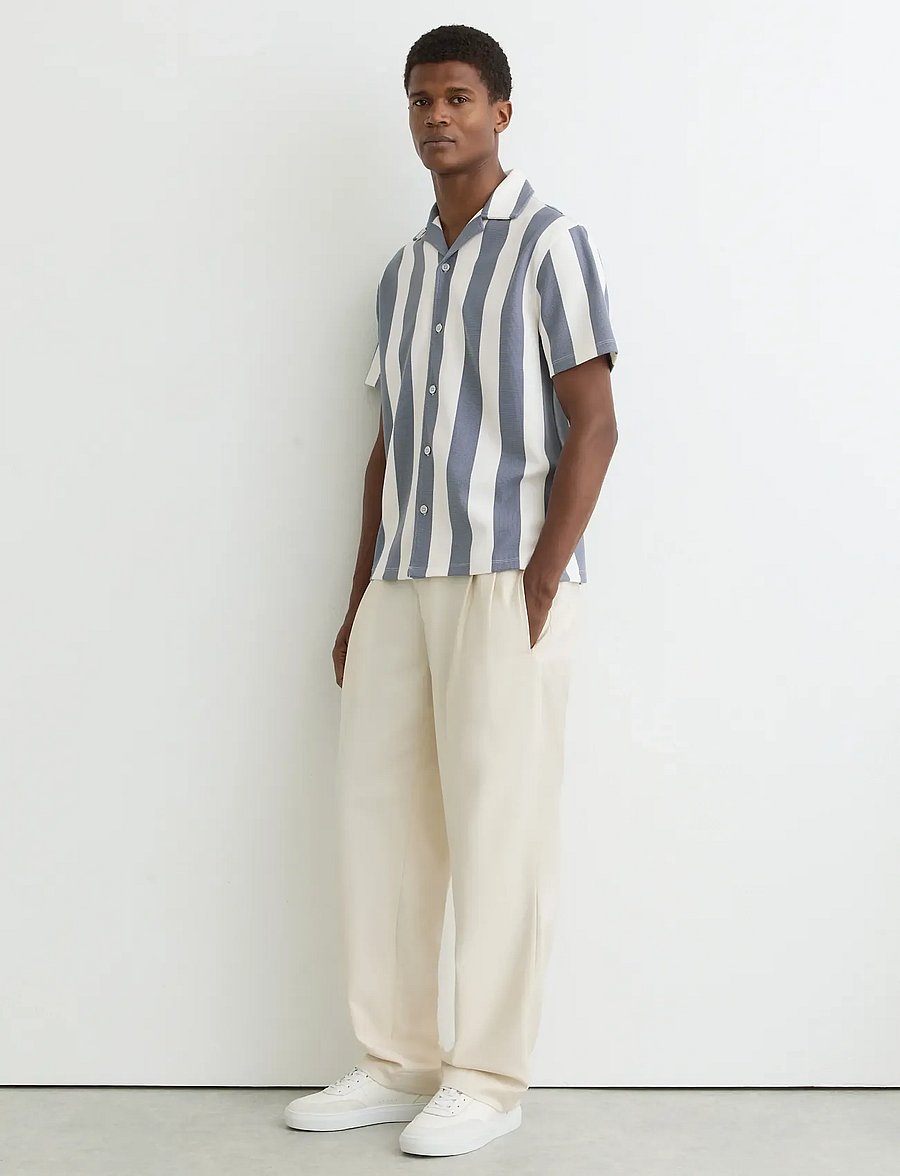 Reiss - DEXTER - basic-hemden - airforce blue/off white - 3