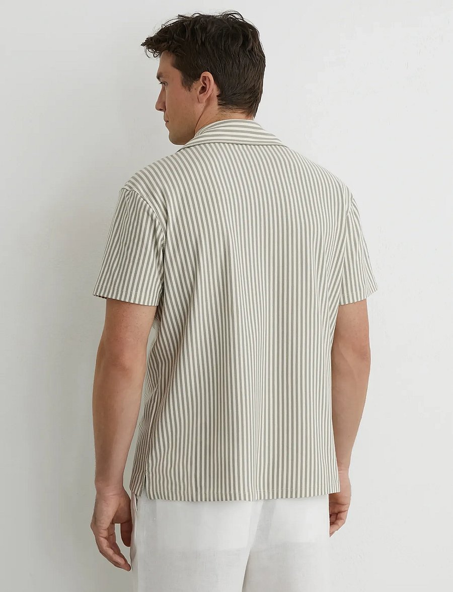 Reiss - AURELIA - gestreifte hemden - soft sage green - 2