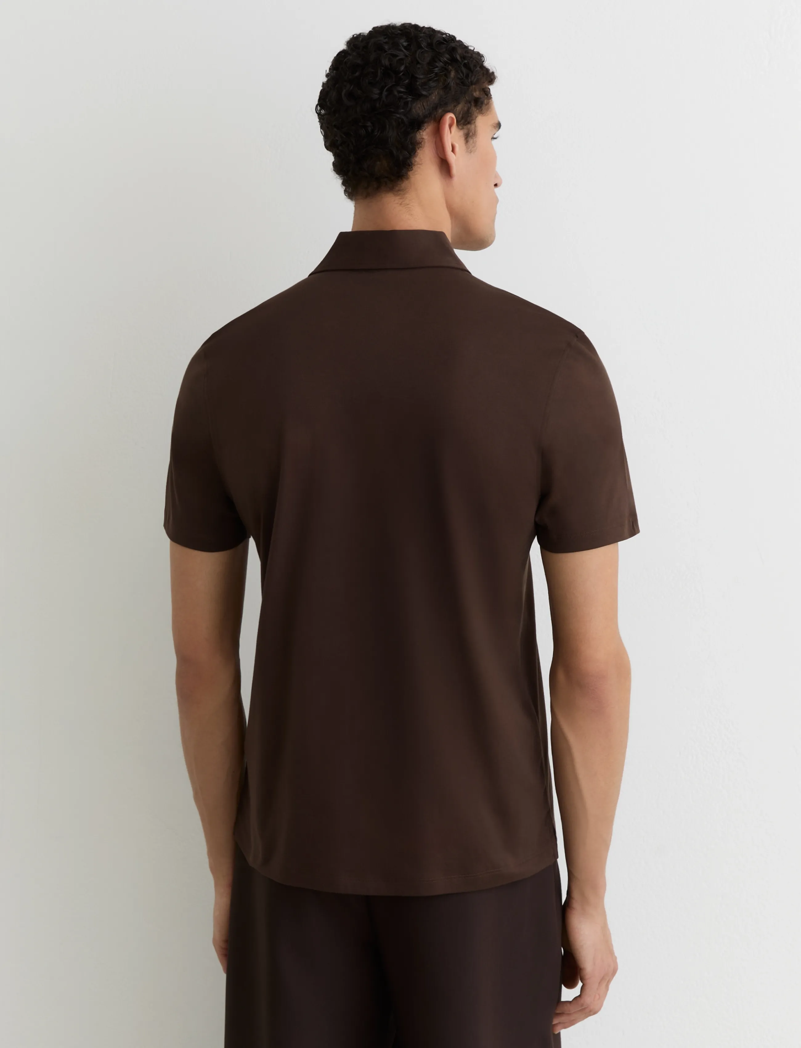 Reiss - EARL - lühikeste varrukatega polod - brown - 3
