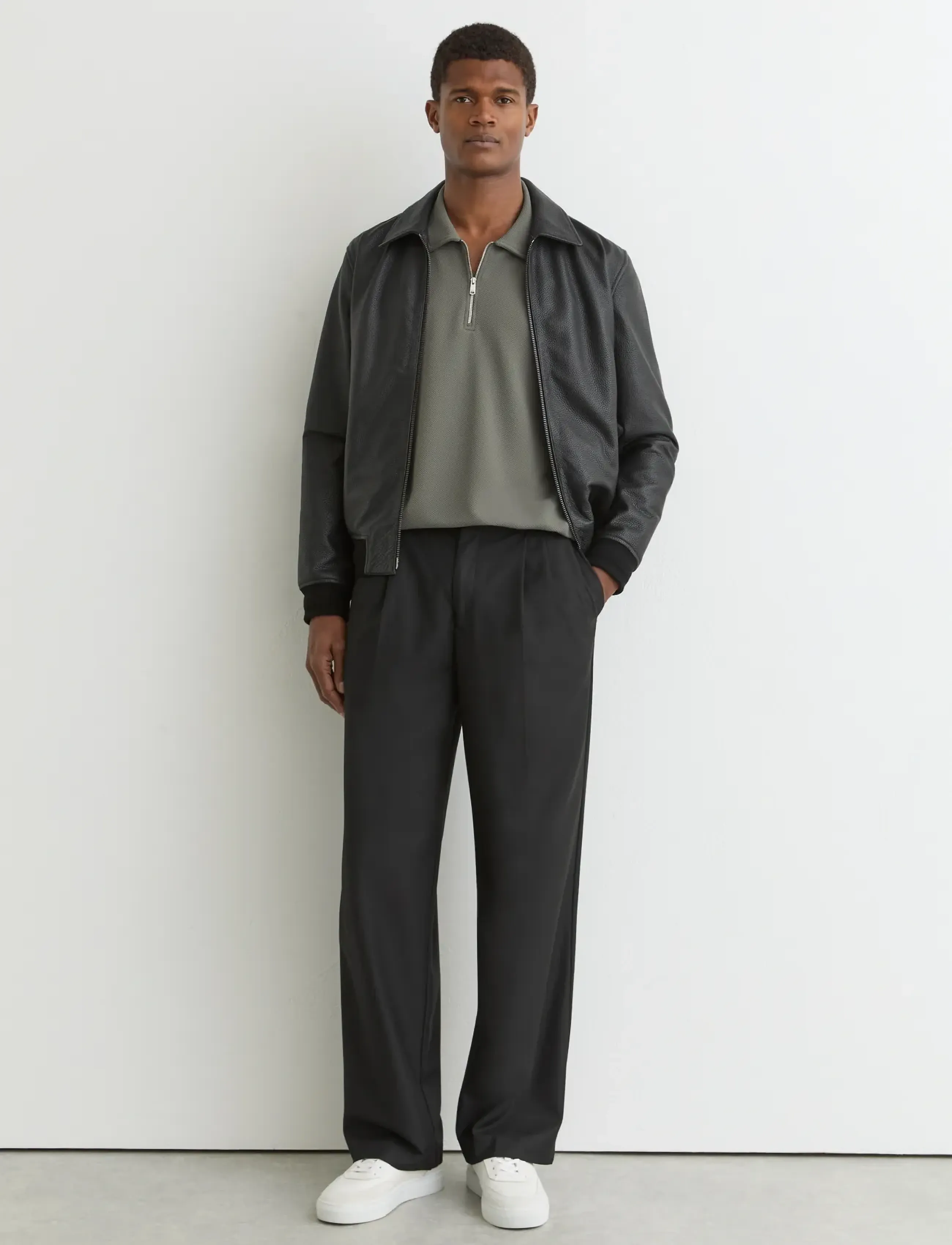 Reiss - FORNO - krótki rękaw - sage green - 3