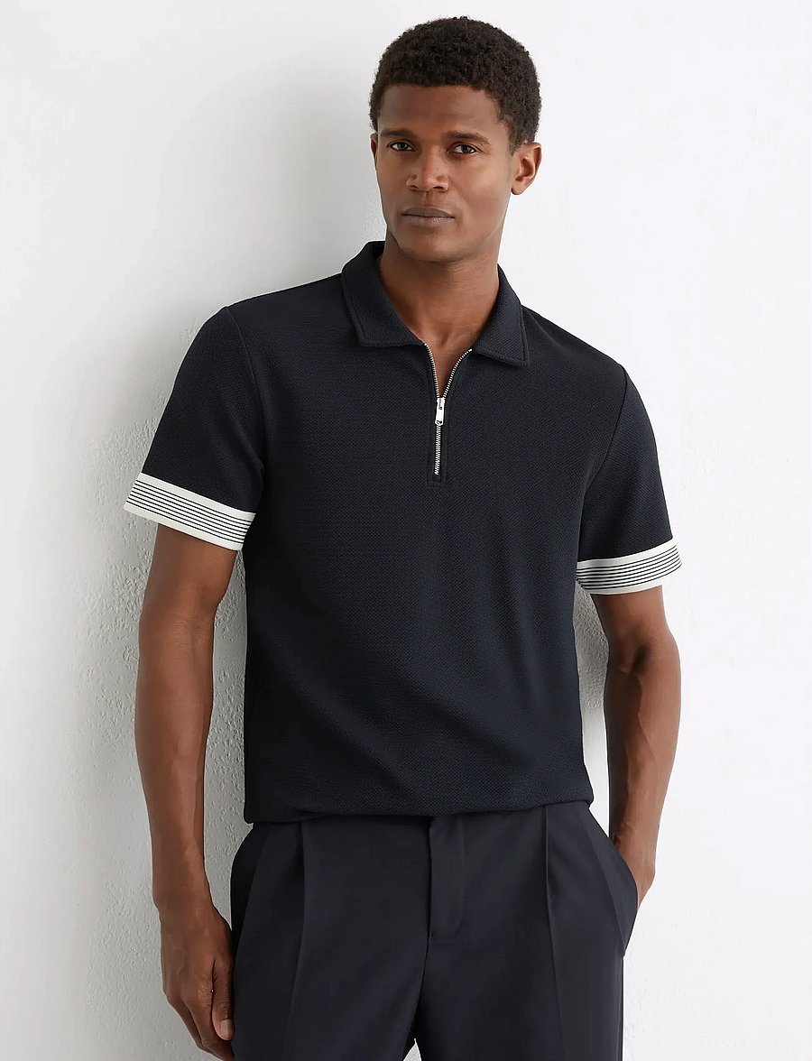 Reiss - BRUNO - kurzärmelig - navy - 0