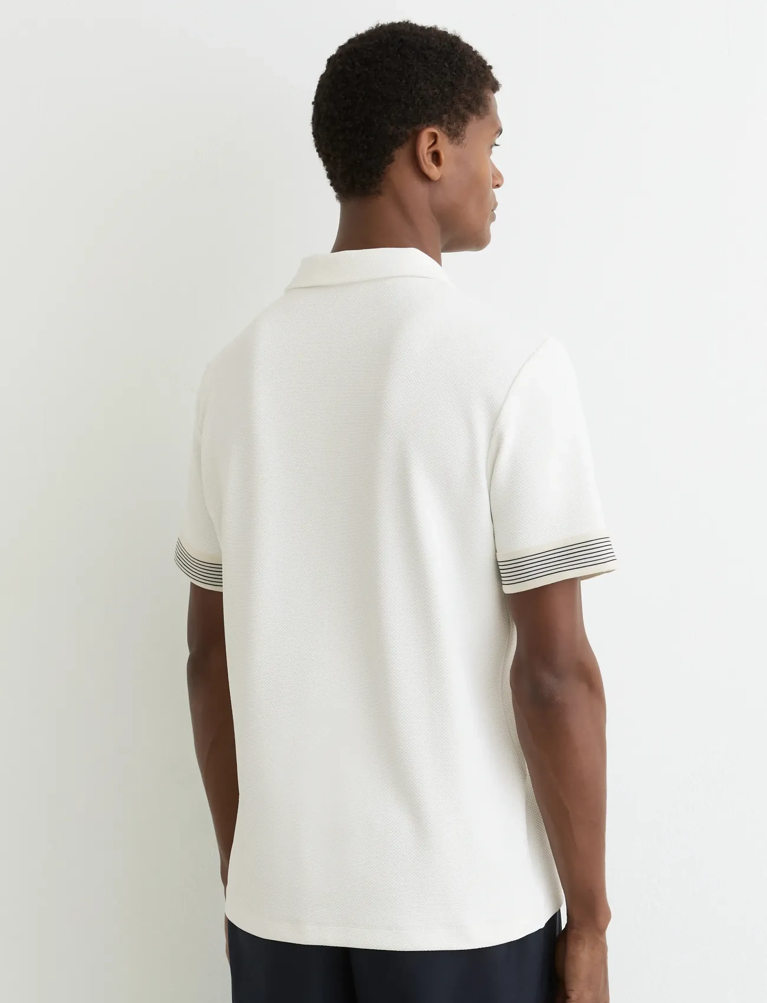Reiss - BRUNO - short-sleeved polos - white - 2