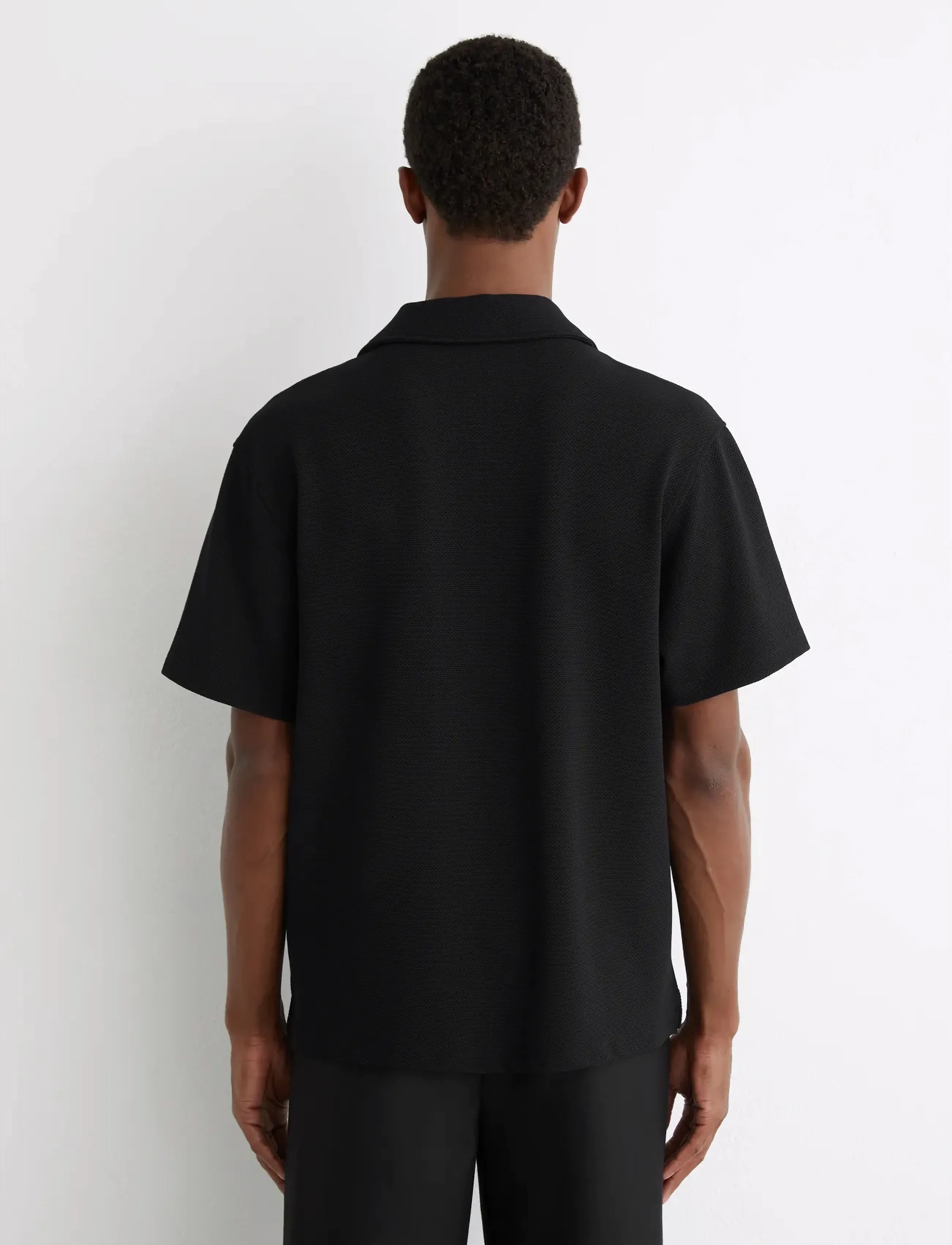 Reiss - CEDRIC - lühikeste varrukatega särgid - black - 2
