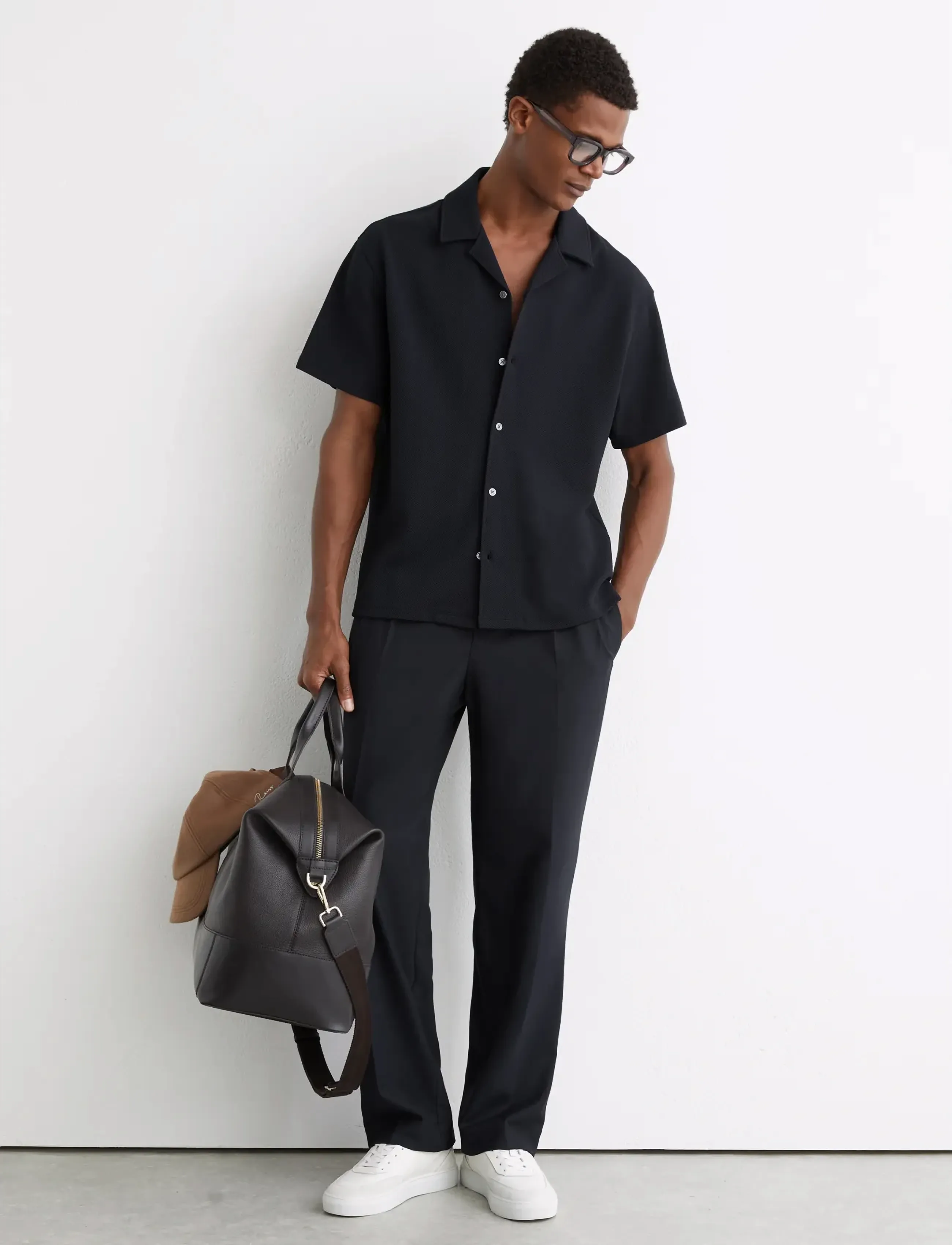 Reiss - CEDRIC - lühikeste varrukatega särgid - navy - 3