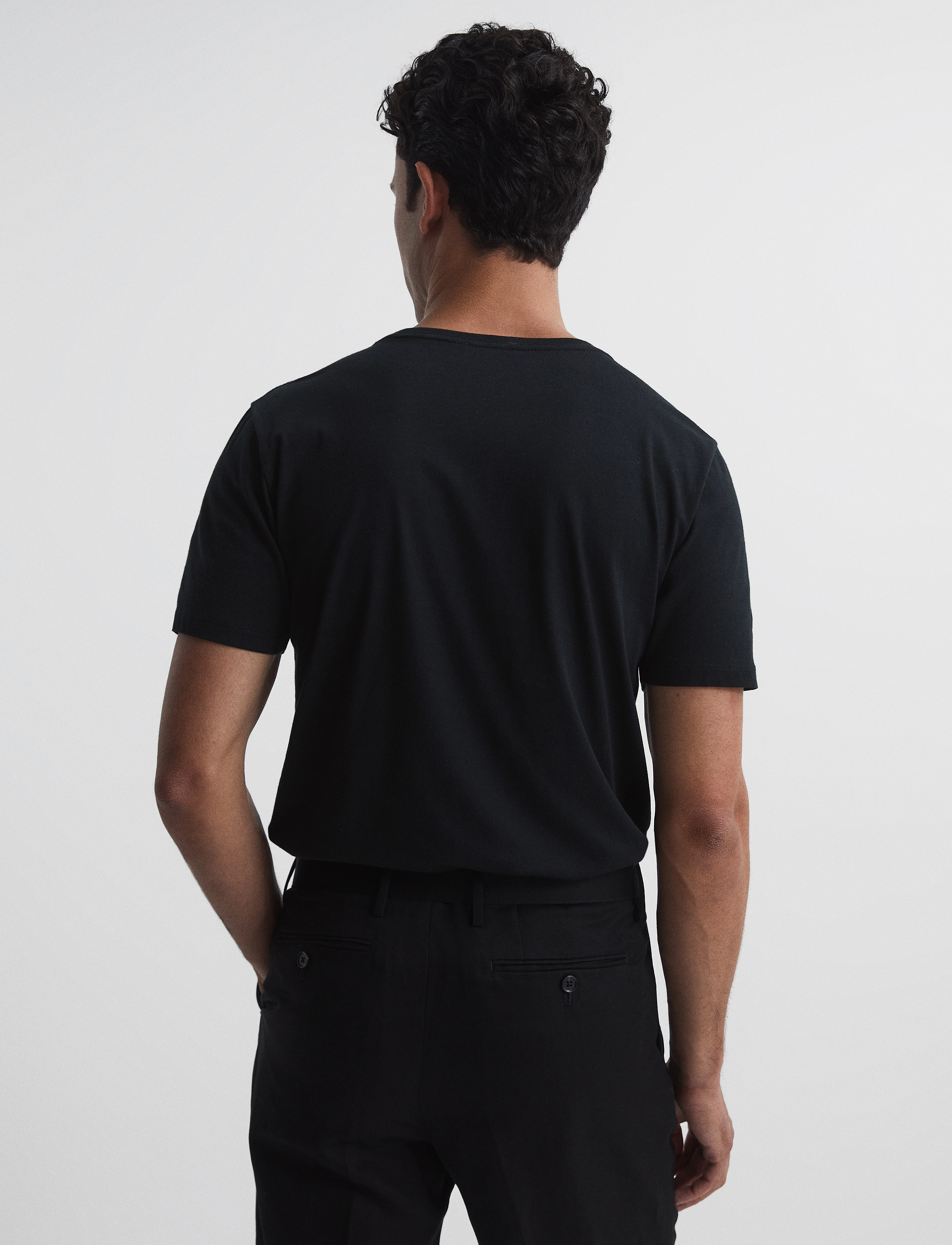 Reiss - BLESS - kortärmade t-shirts - black - 3