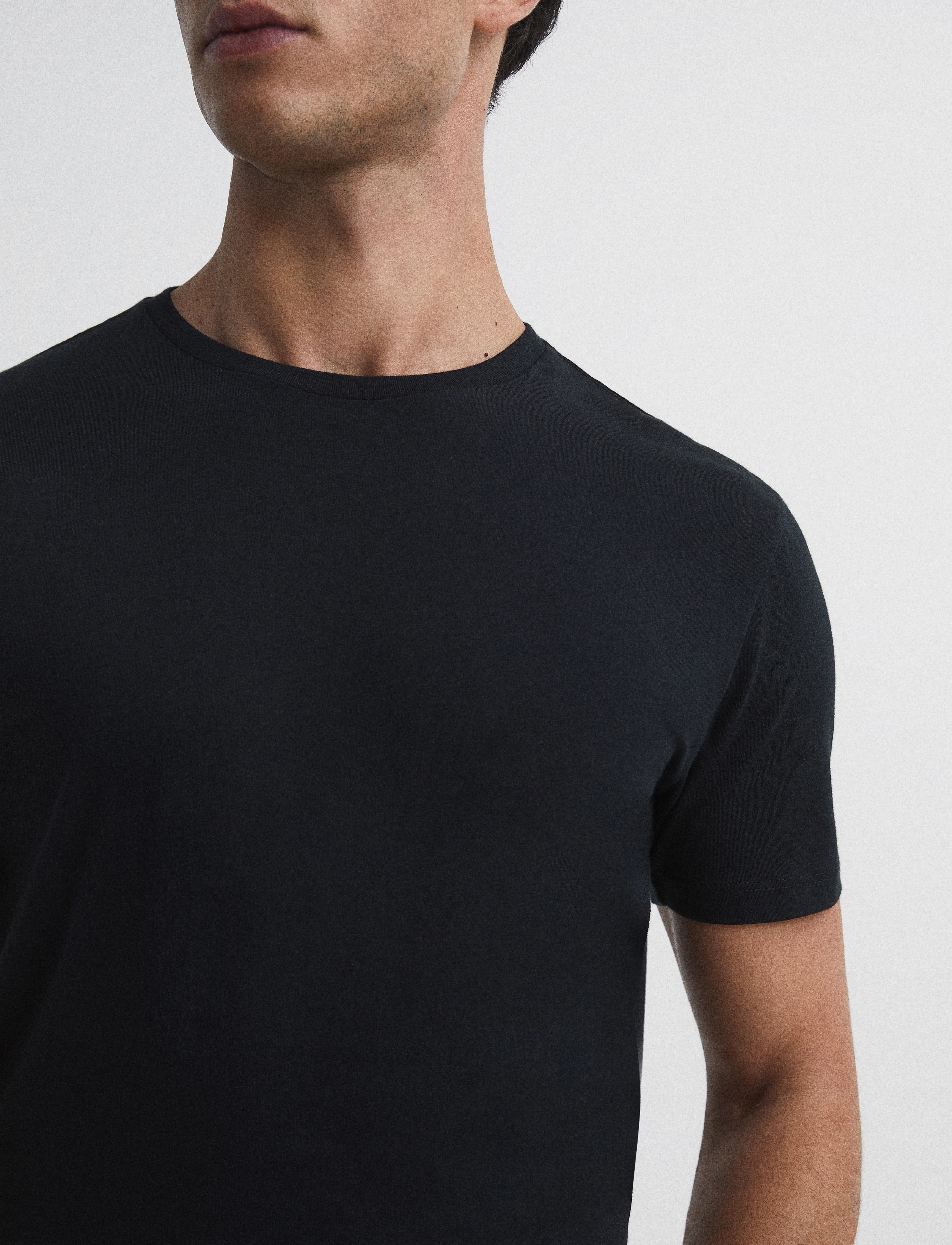 Reiss - BLESS - kortärmade t-shirts - black - 4