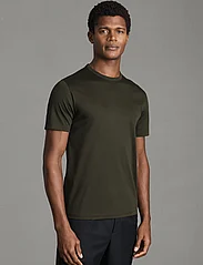 Reiss - DAY - short-sleeved t-shirts - dark olive - 0