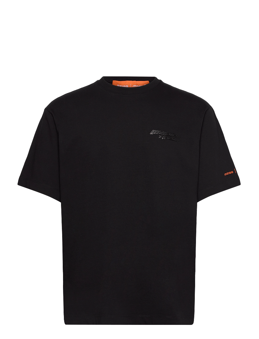 Reiss - NAKATA - kurzärmelige t-shirts - black - 1
