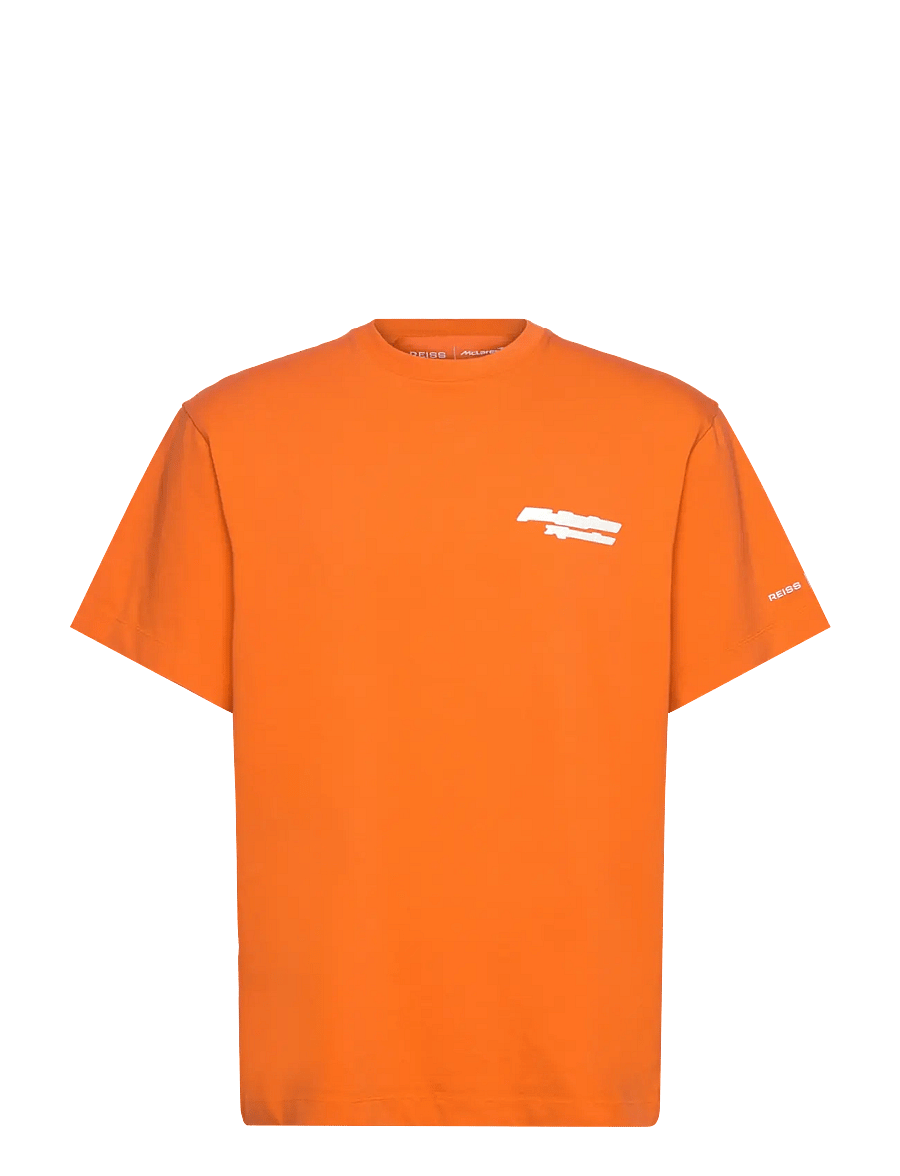 Reiss - NAKATA - kurzärmelige t-shirts - papaya orange - 1