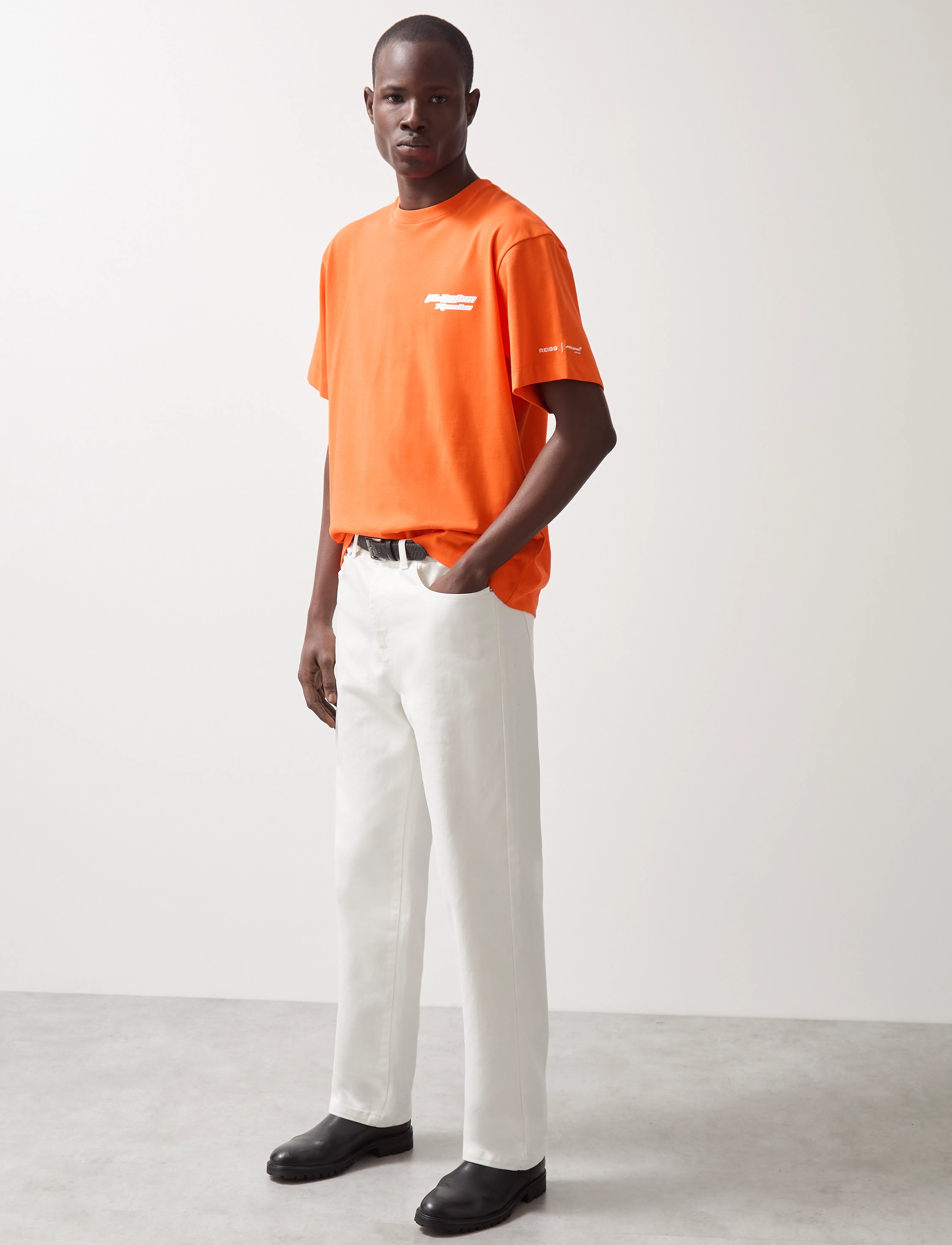 Reiss - NAKATA - kortærmede t-shirts - papaya orange - 3