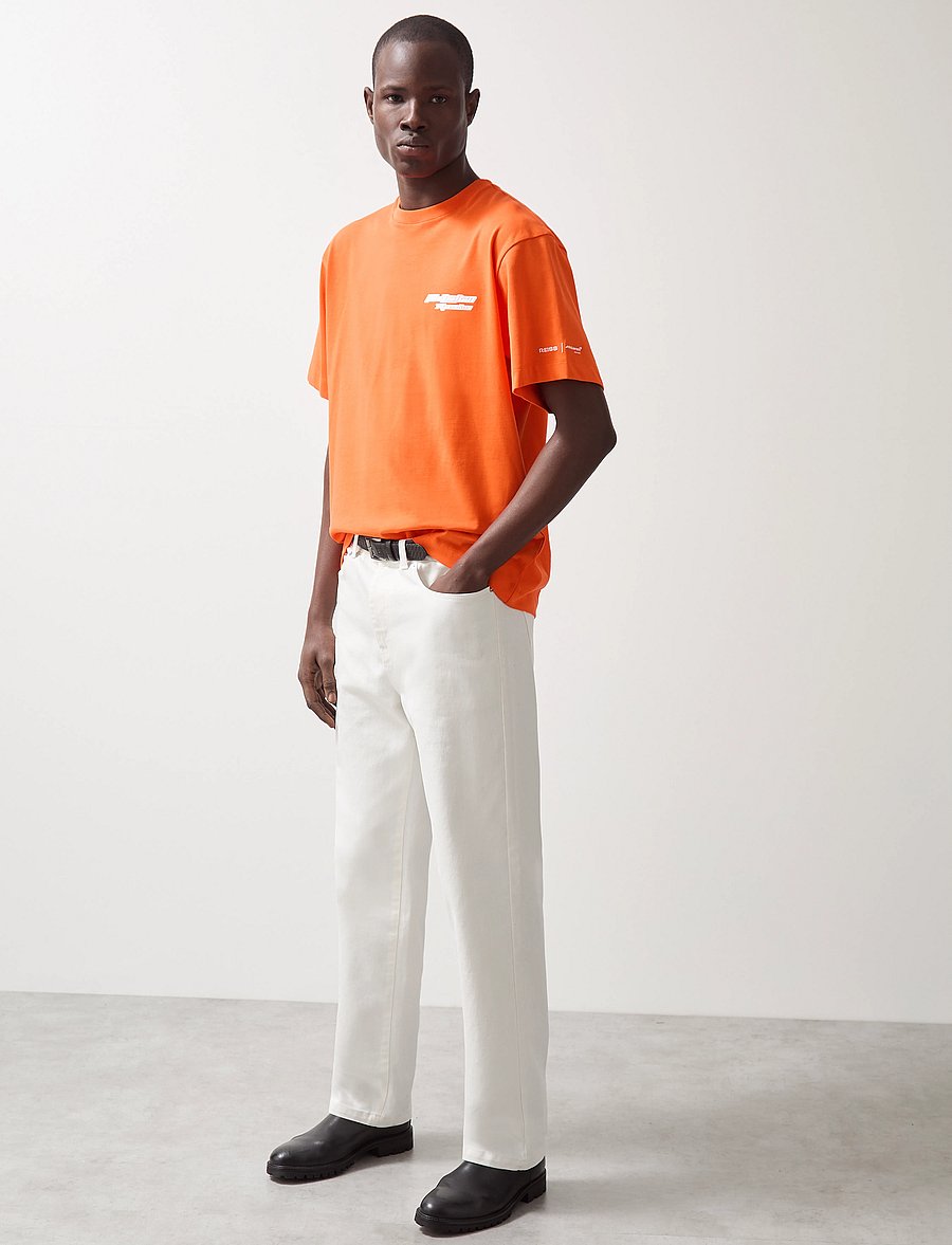 Reiss - NAKATA - kurzärmelige t-shirts - papaya orange - 3