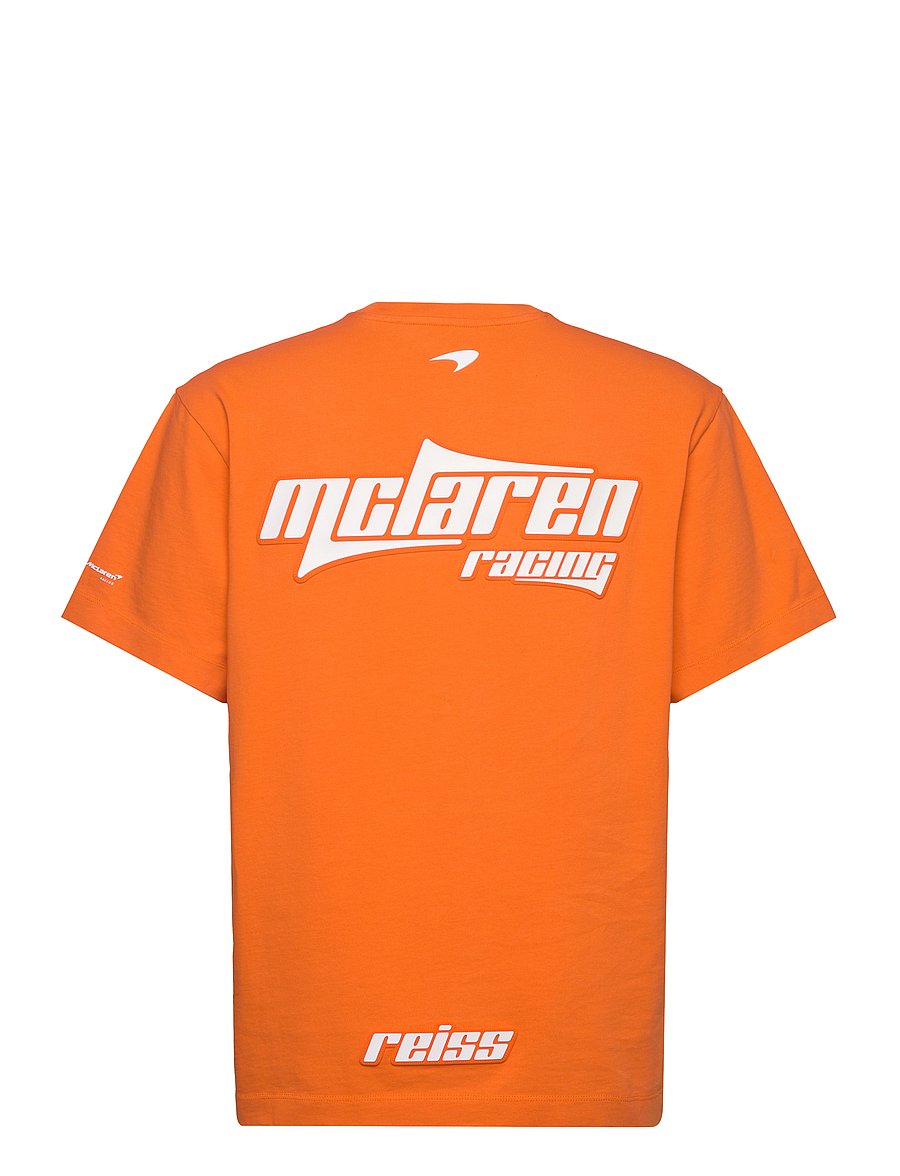 Reiss - NAKATA - kurzärmelige t-shirts - papaya orange - 4
