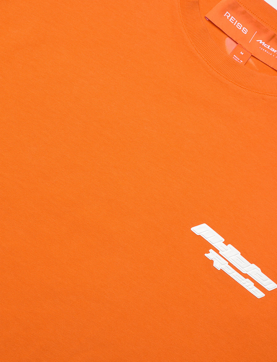 Reiss - NAKATA - kurzärmelige t-shirts - papaya orange - 5