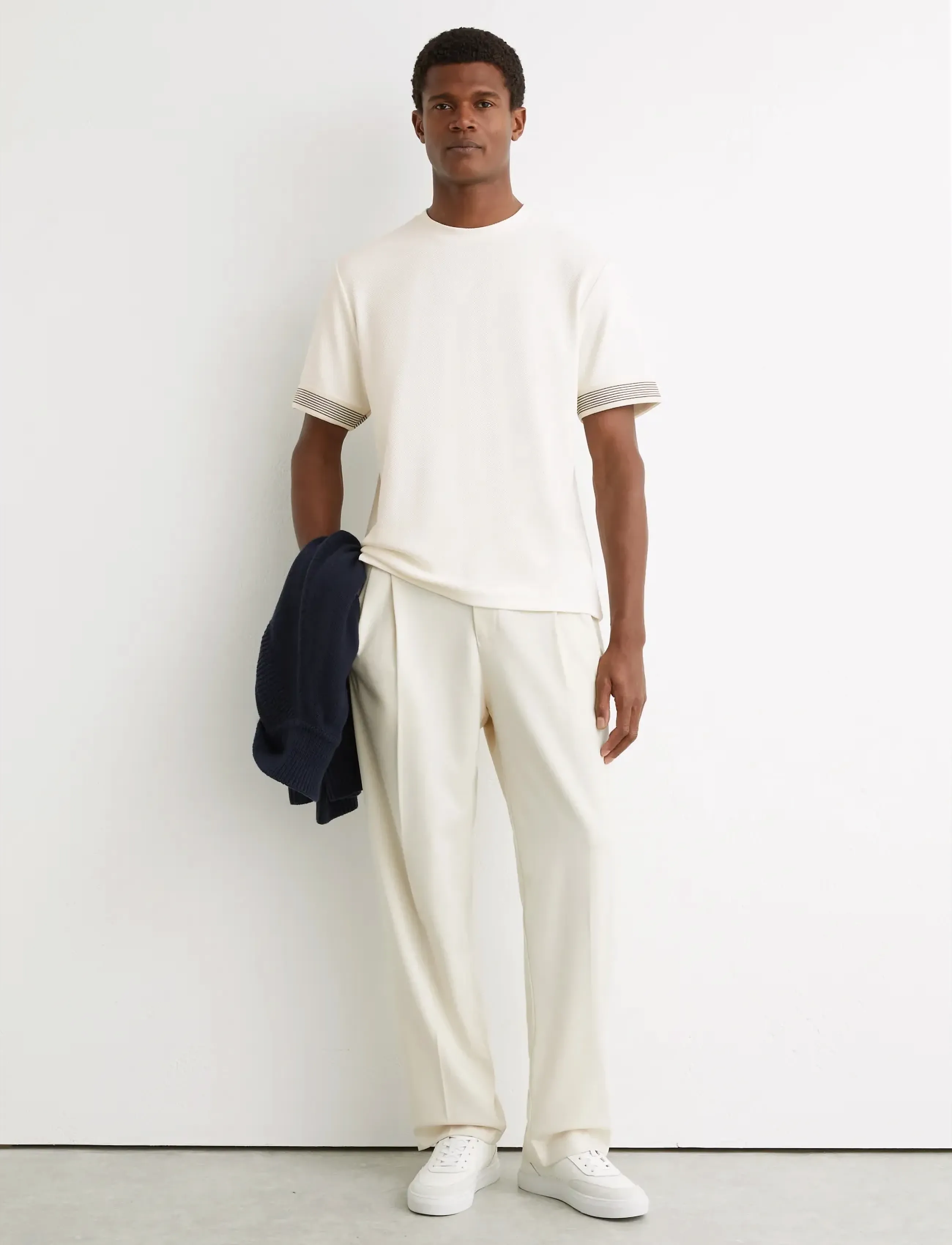 Reiss - ARIES - lühikeste varrukatega t-särgid - white - 3
