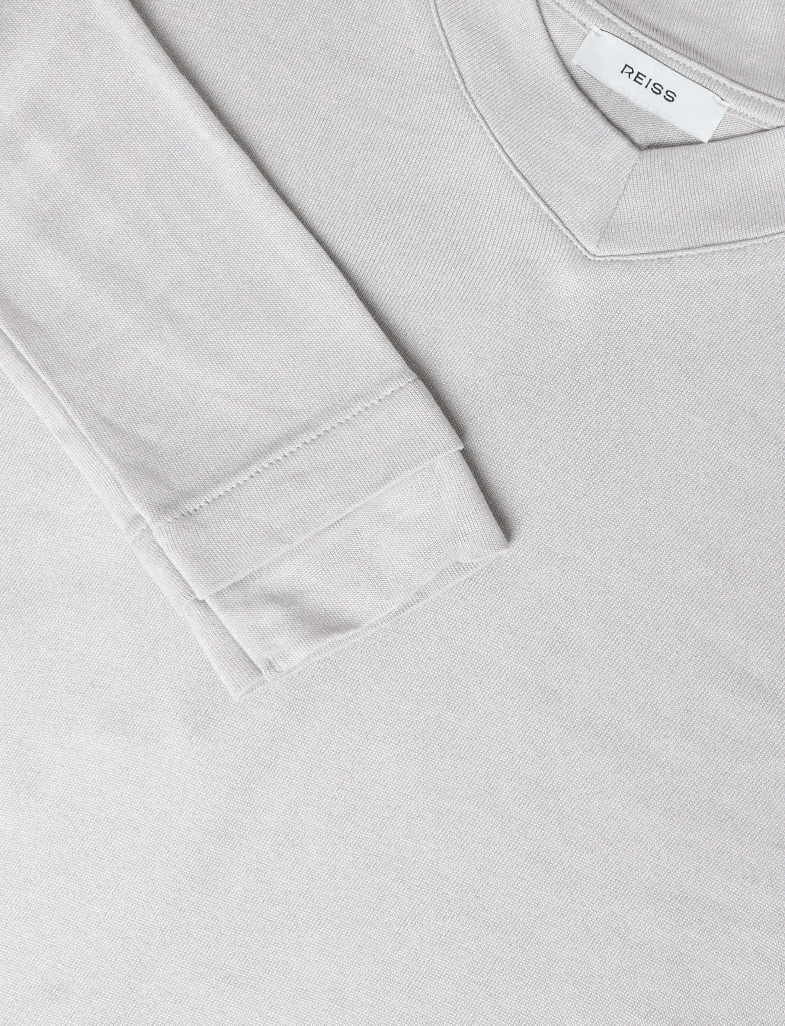 Reiss - BRODY LONG SLEEVE TOP - pikkade varrukatega topid - light grey - 2