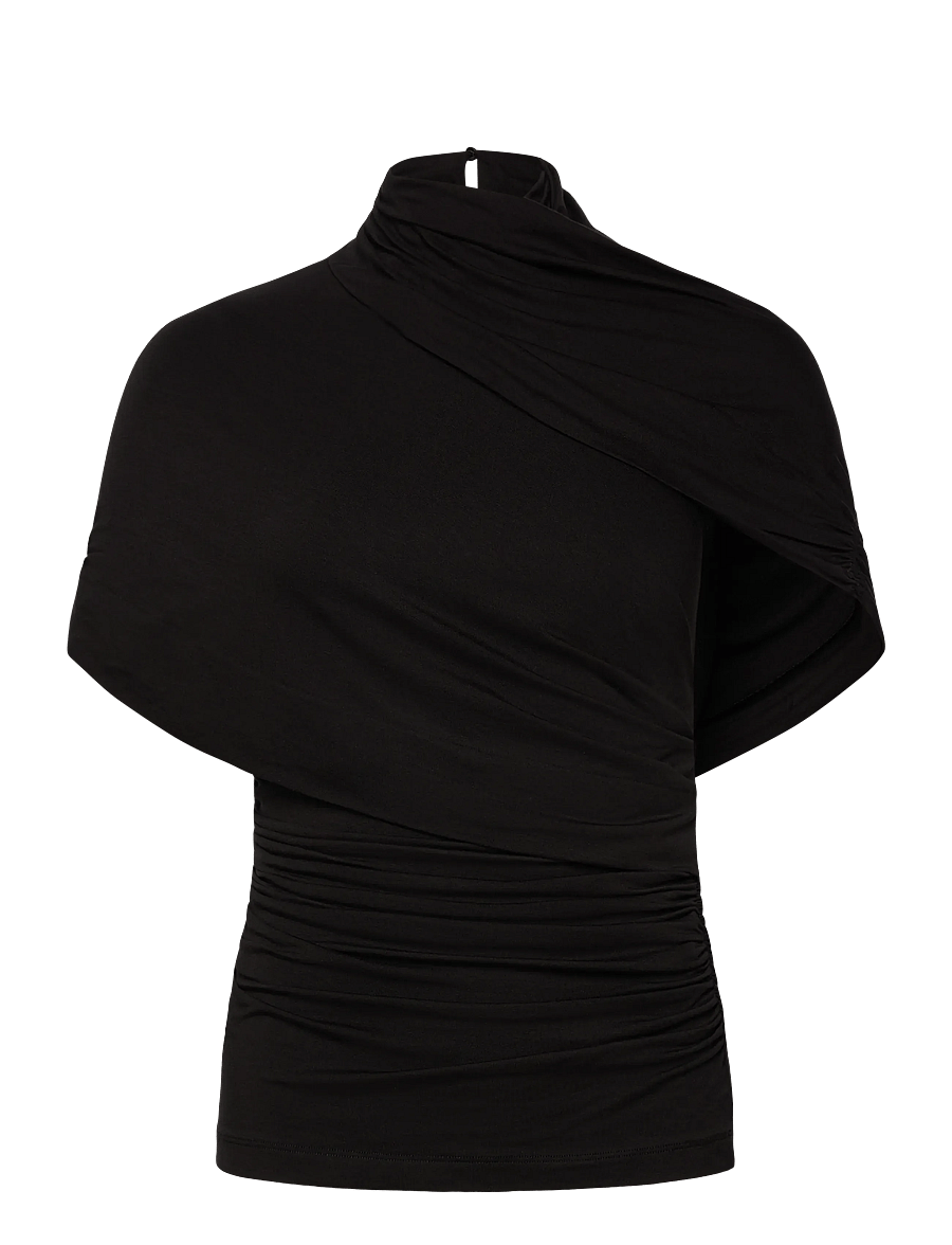 Reiss - ZURI - t-shirts - black - 1