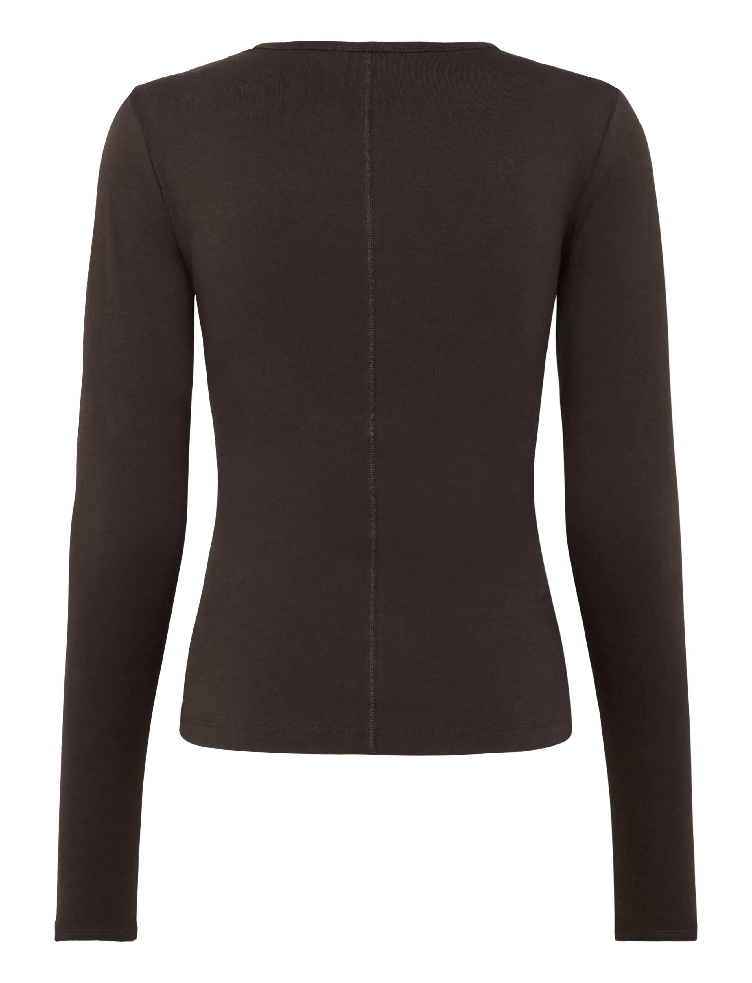 Reiss - JADA LONG SLEEVE TOP - pikkade varrukatega topid - xchocolate - 1
