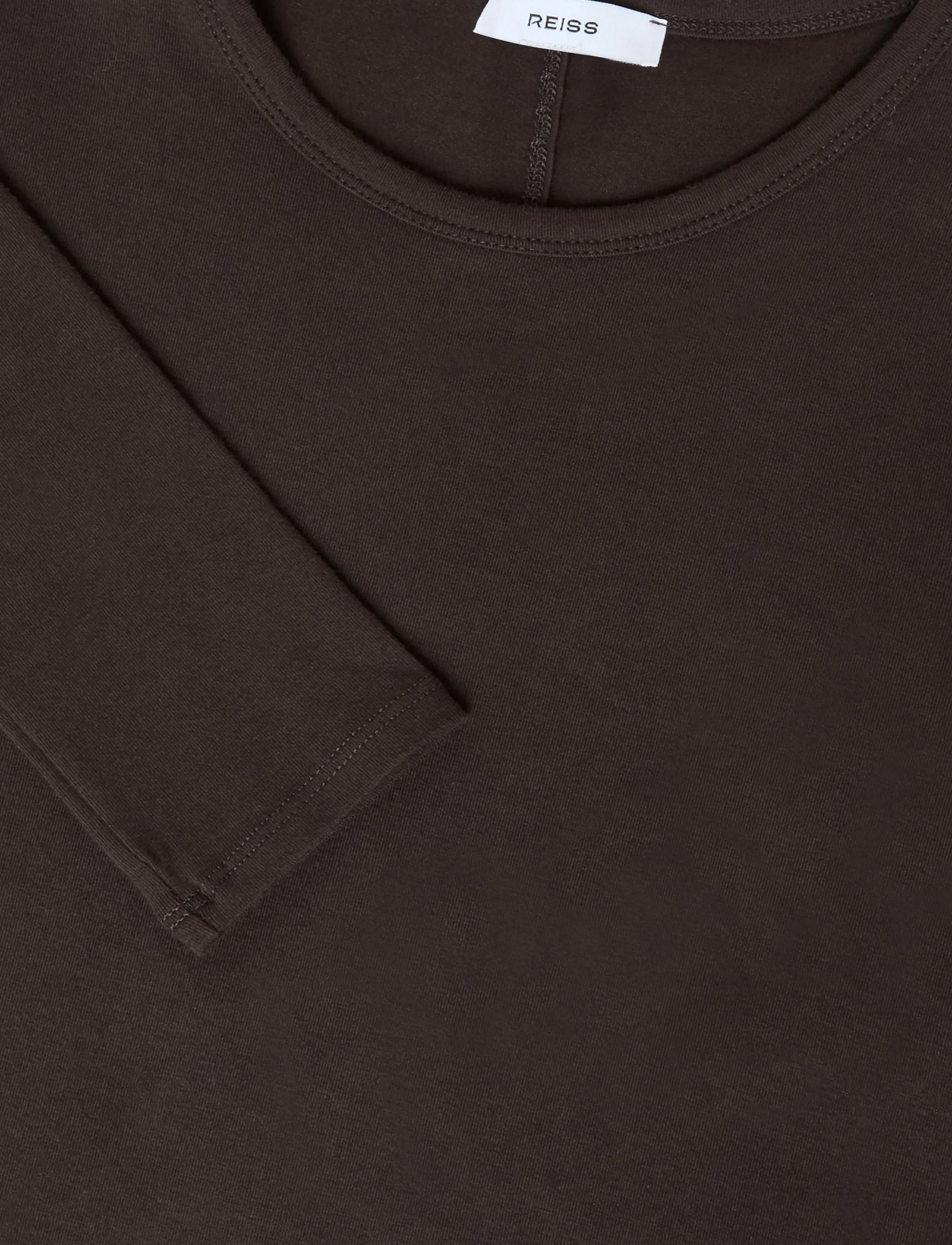 Reiss - JADA LONG SLEEVE TOP - pikkade varrukatega topid - xchocolate - 5
