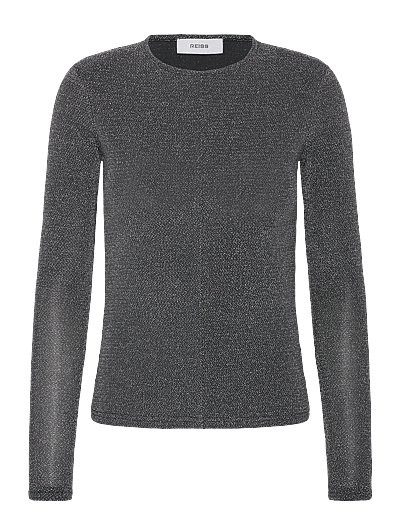 Reiss SARAPHINA - T-shirts & Tops - SILVER / grey