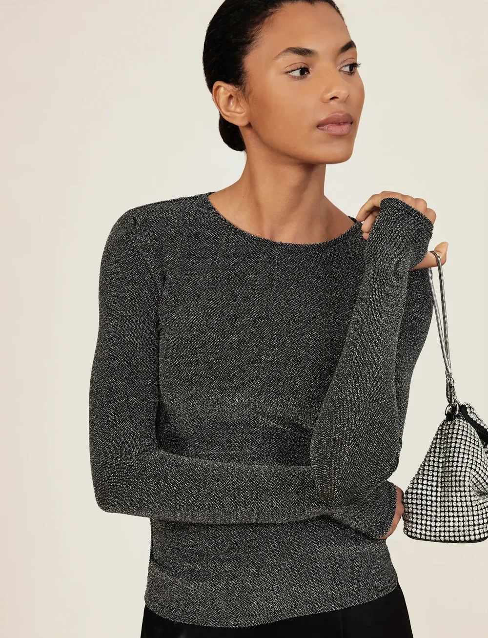 Reiss - SARAPHINA - langärmlige tops - silver - 0