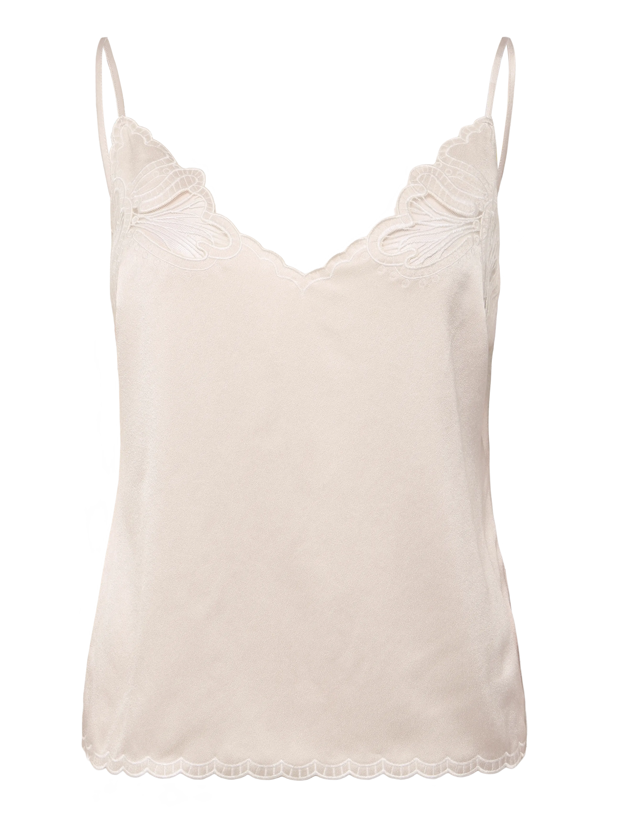 Reiss Joanie, 42, T-shirts & Oberteile, Creme - Sleeveless, Frauen