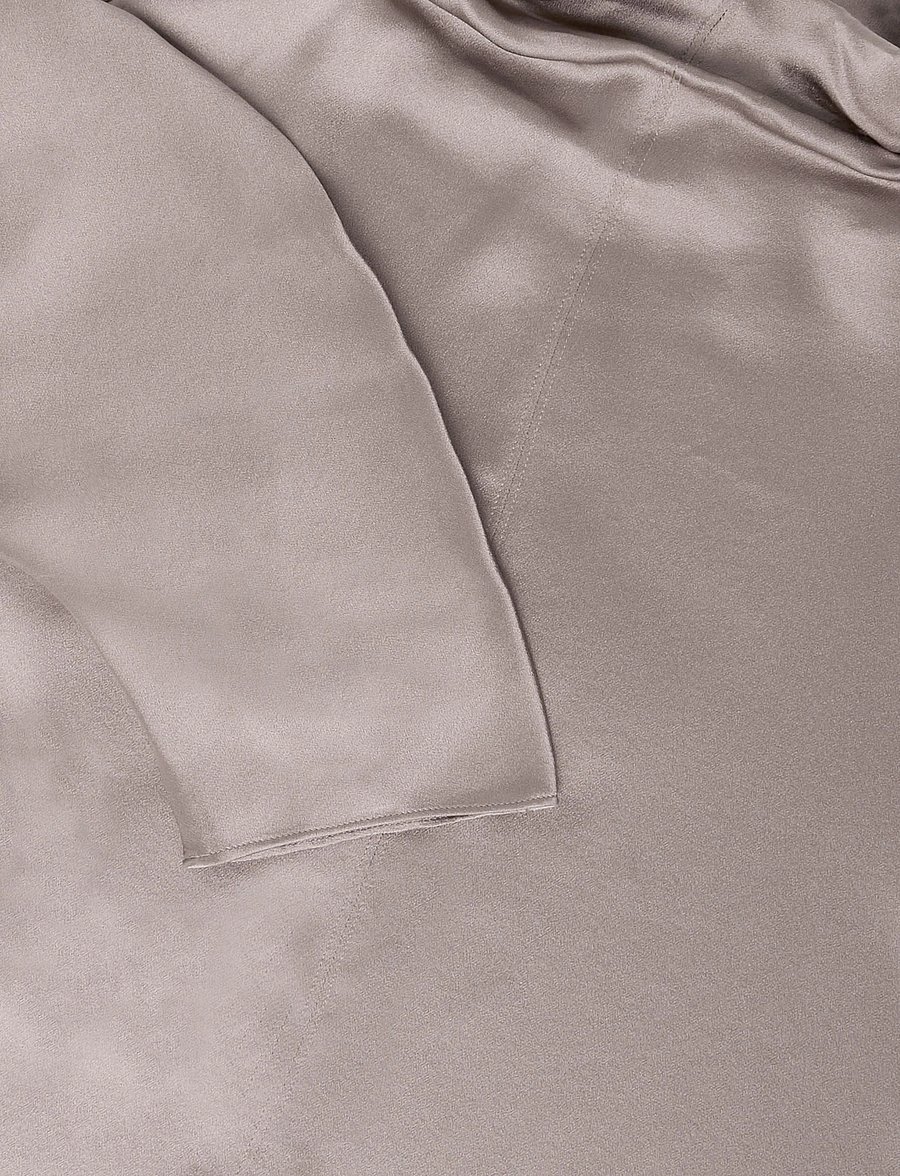 Reiss - MEENA HIGH NECK SILK SHIRT - pikkade varrukatega särgid - neutral - 2