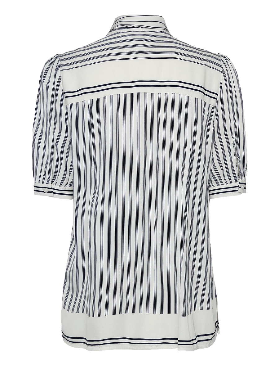 Reiss - ISCHIA - kortärmade blusar - 10 navy/ivory - 2