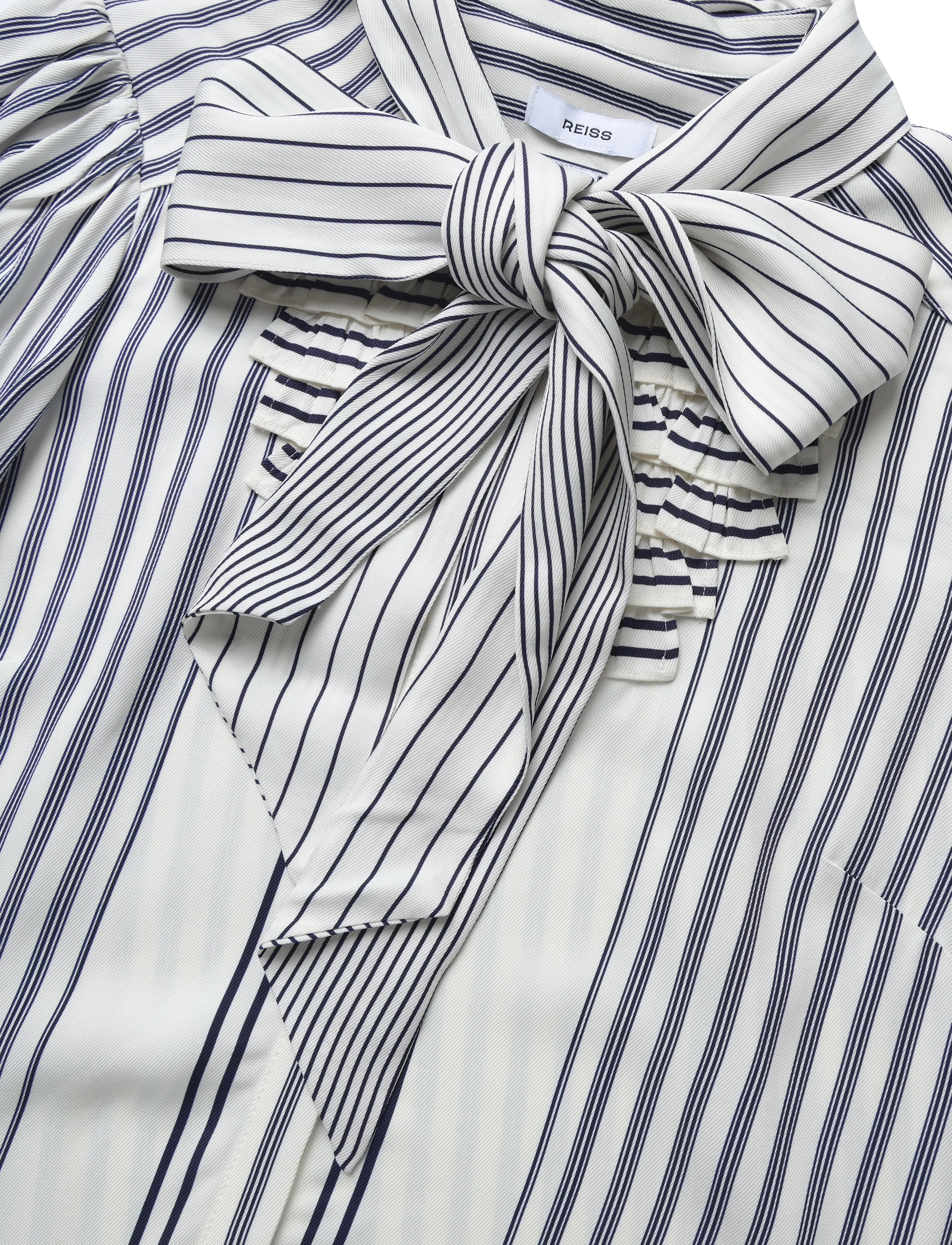 Reiss - ISCHIA - kortärmade blusar - 10 navy/ivory - 5