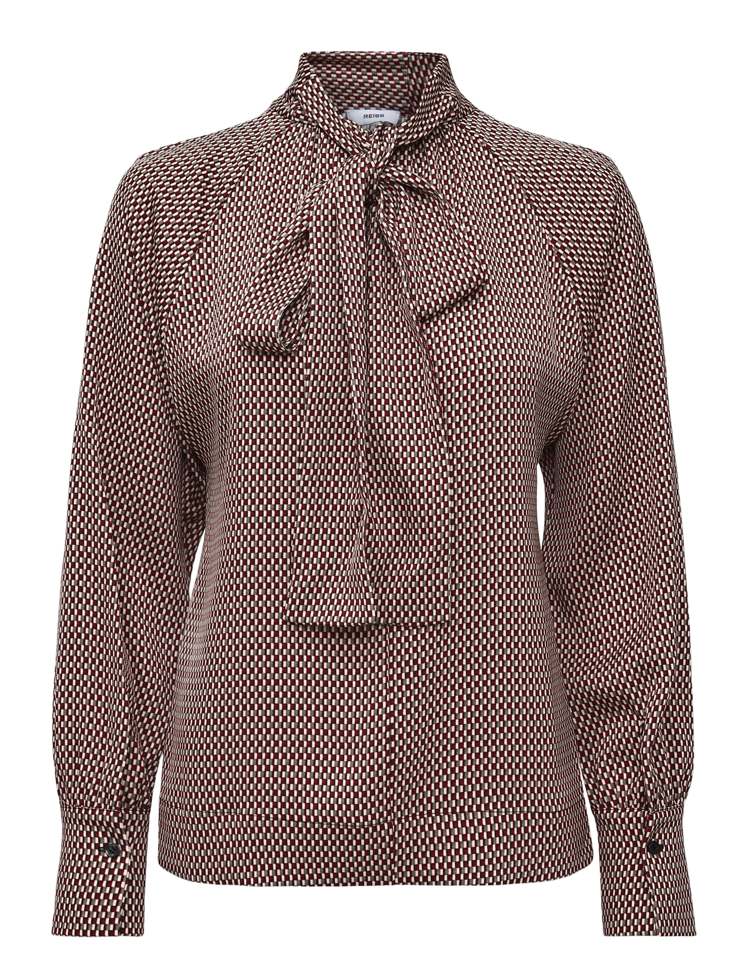 Reiss - Eden High Neck Printed