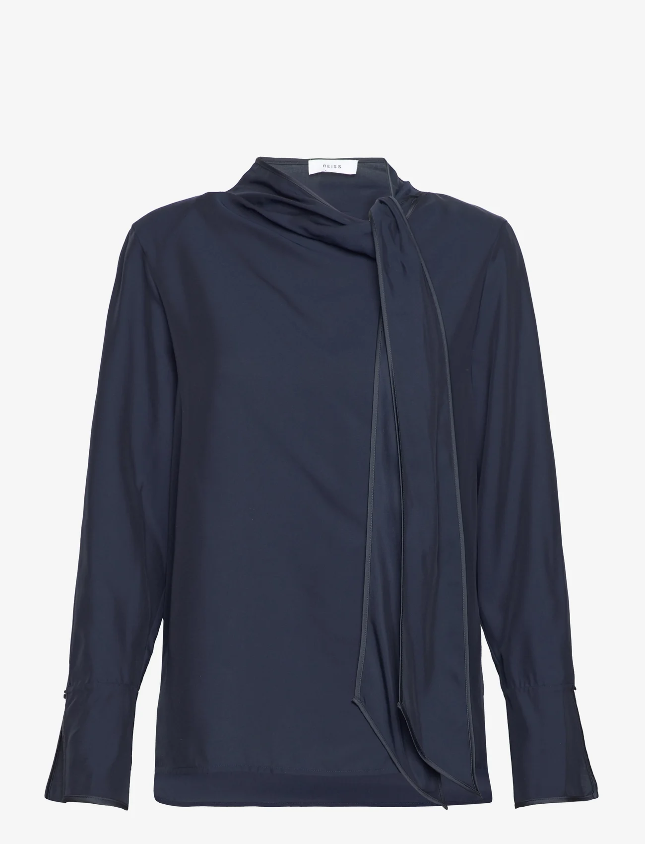Reiss - HAZEL Top - long-sleeved blouses - navy - 0