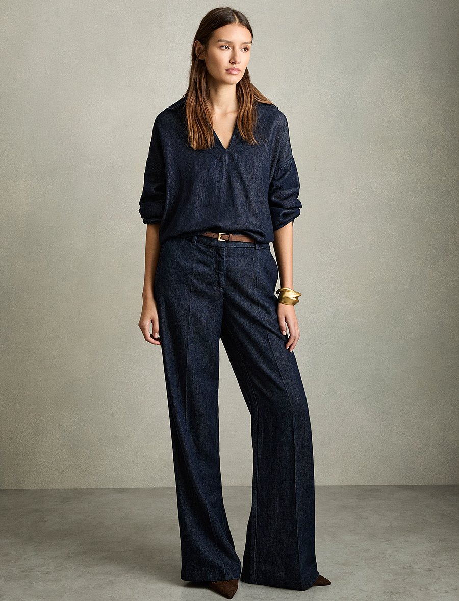 Reiss - REED - langärmlige tops - indigo - 0