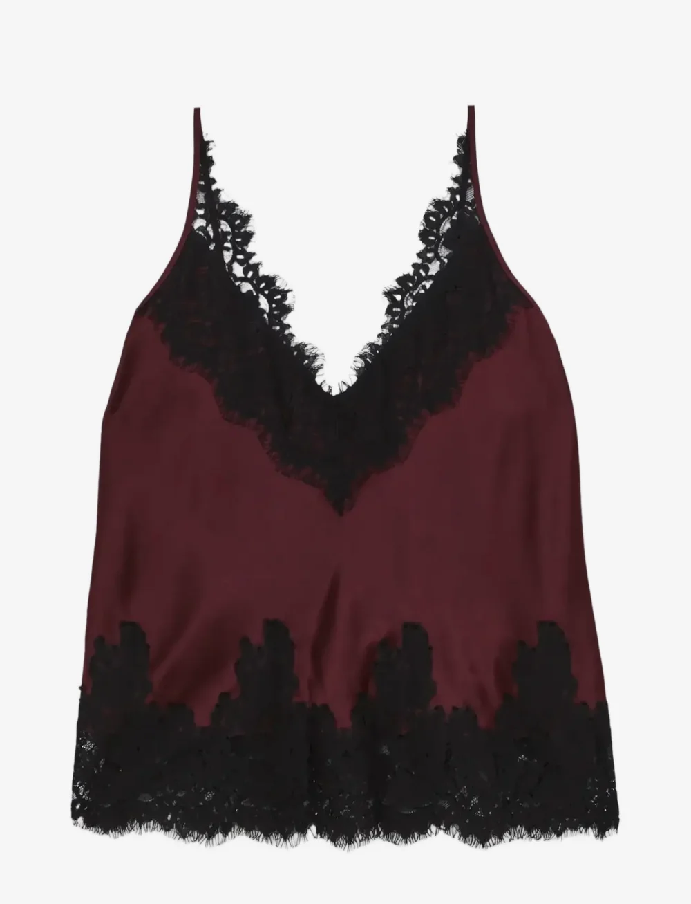 Reiss - ROWAN - sleeveless tops - burgundy - 1