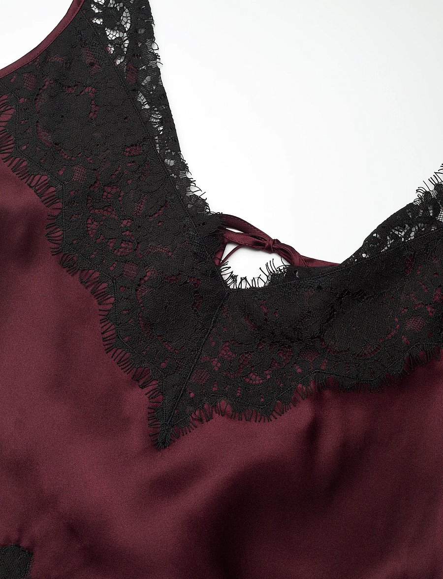 Reiss - ROWAN - mouwloze tops - burgundy - 5