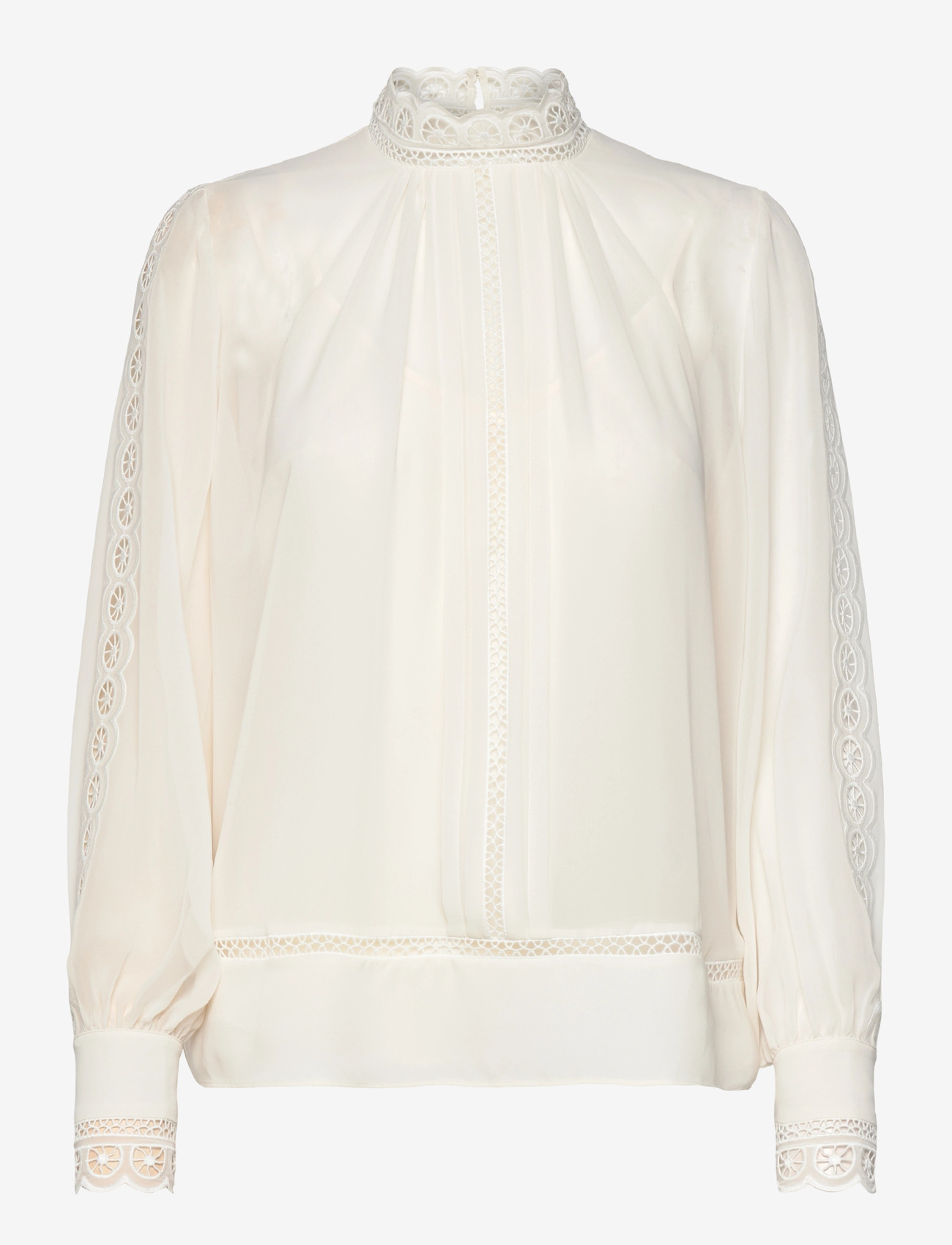 Reiss - ORI - long sleeved blouses - cream - 0