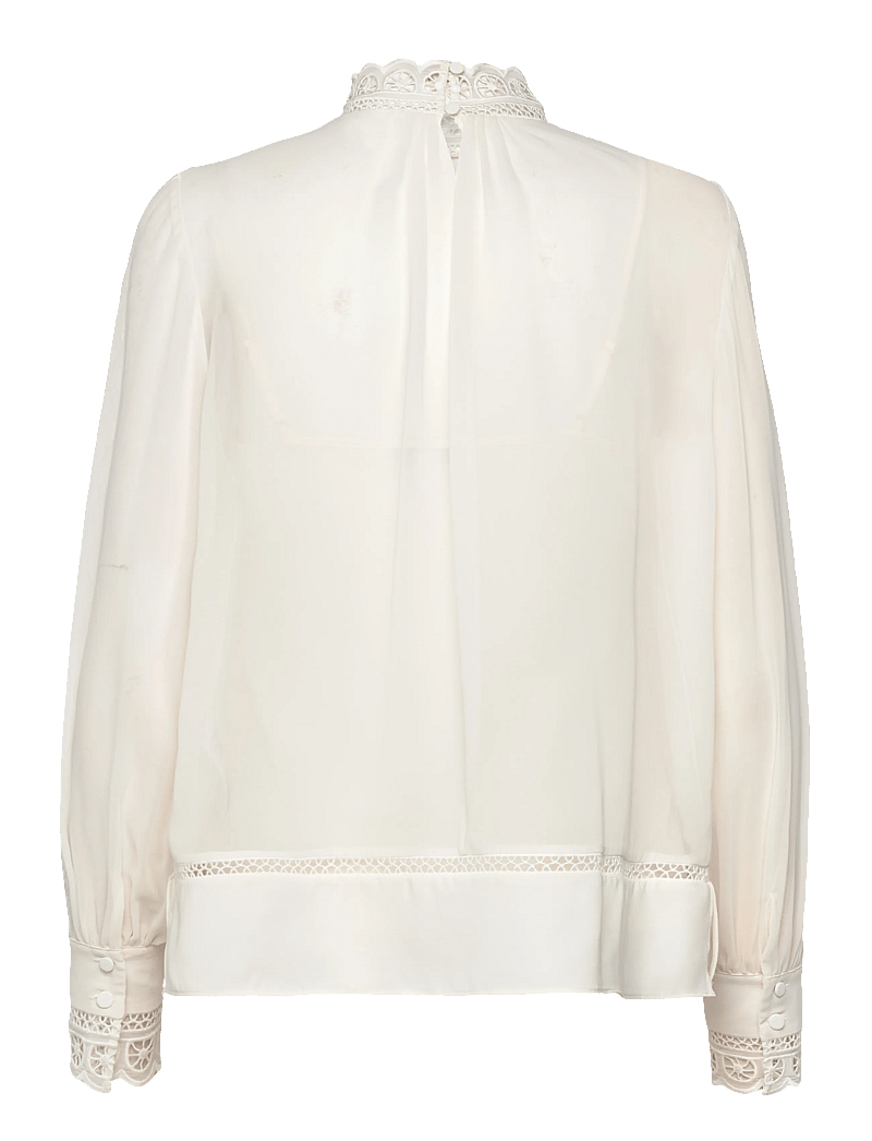 Reiss - ORI - långärmade blusar - cream - 1