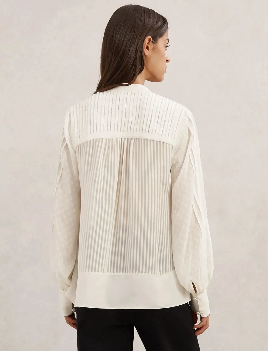 Reiss - JOSEPHINE - pikkade varrukatega pluusid - ivory - 2