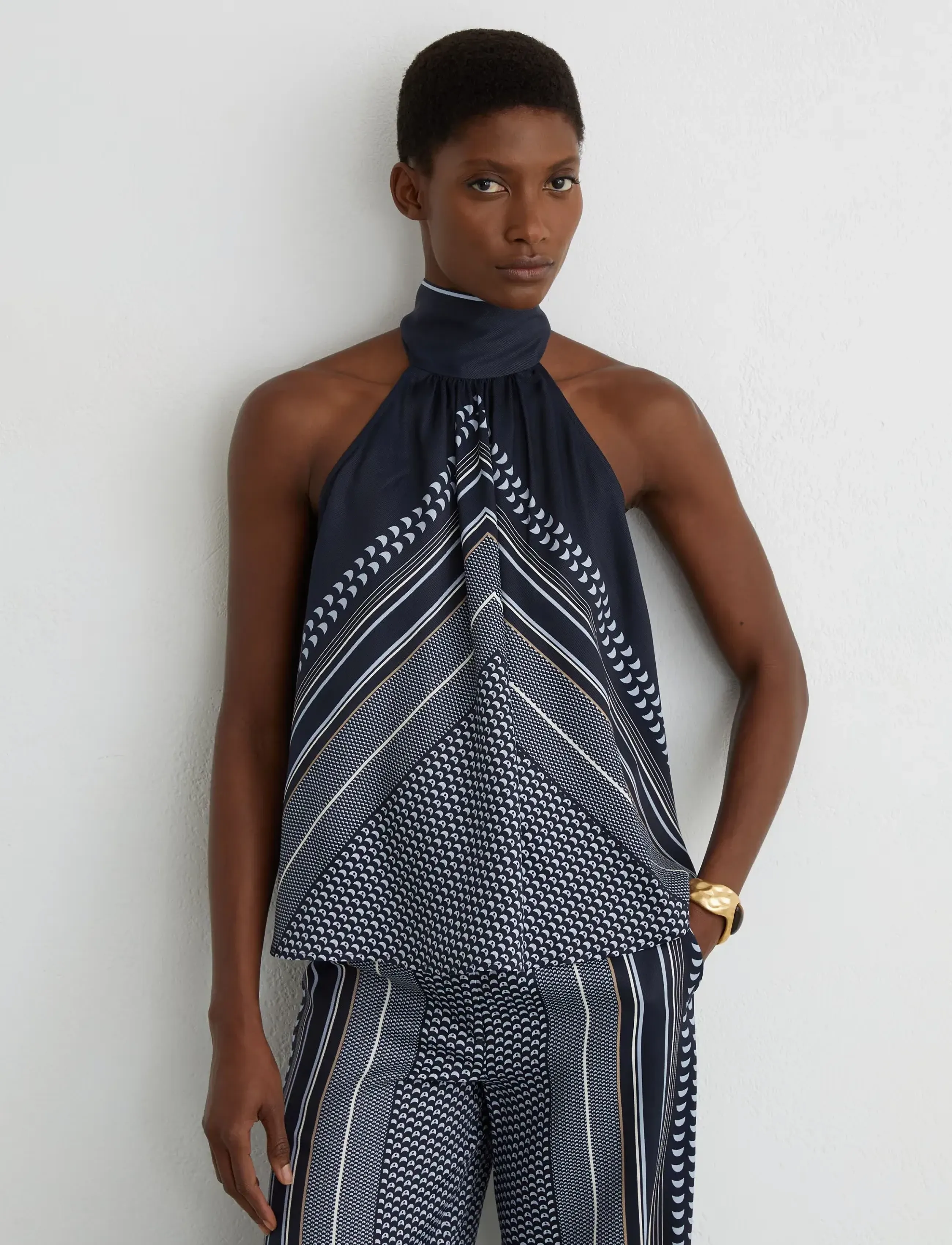 Reiss ANNA - T-shirts & Toppe - NAVY / navy