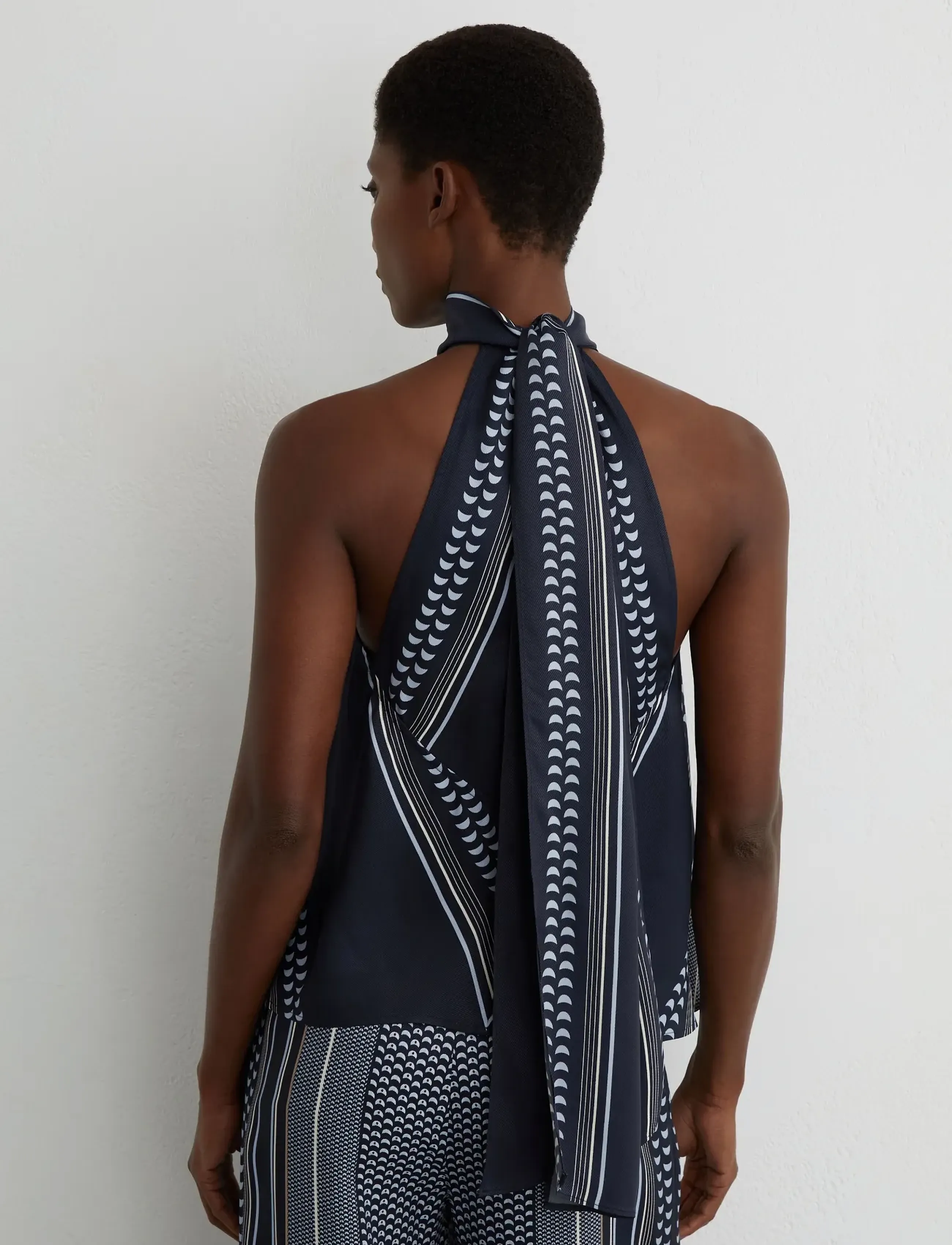 Reiss - ANNA - crop tops - navy - 2