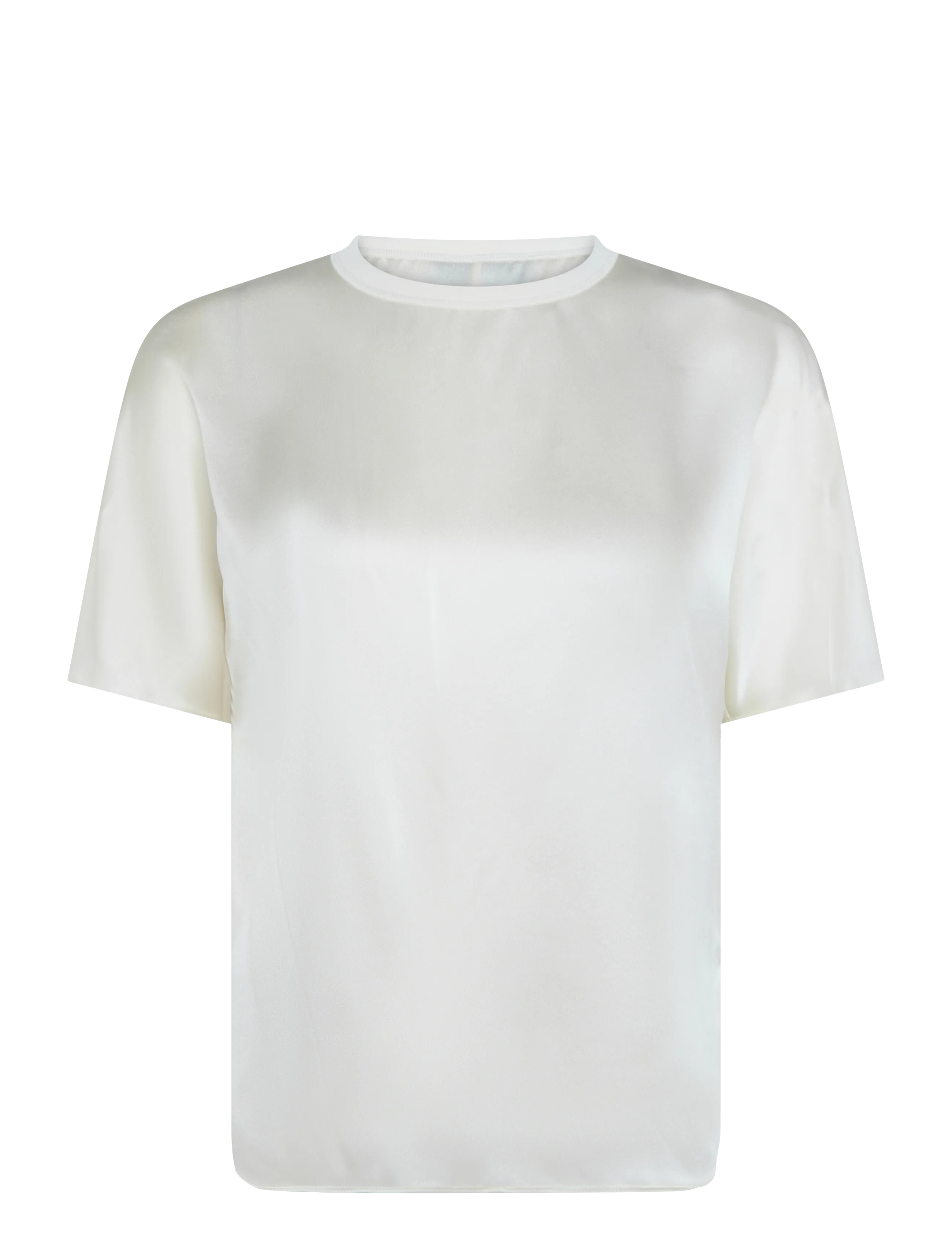 Reiss LENA SILK SHORTSLEEVE TOP - Modetrender - IVORY / cream