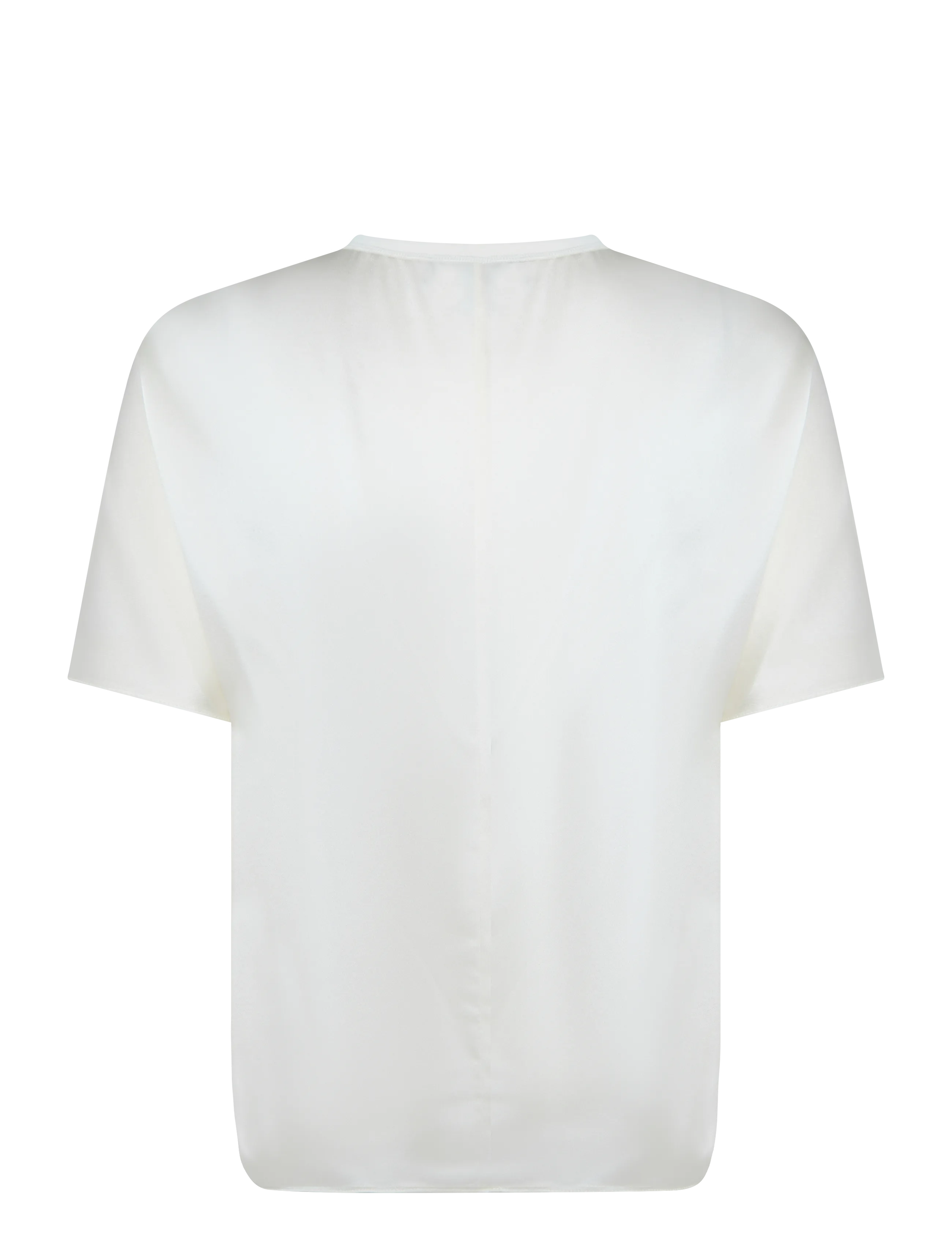 Reiss - LENA SILK SHORTSLEEVE TOP - kurzärmelige blusen - ivory - 1