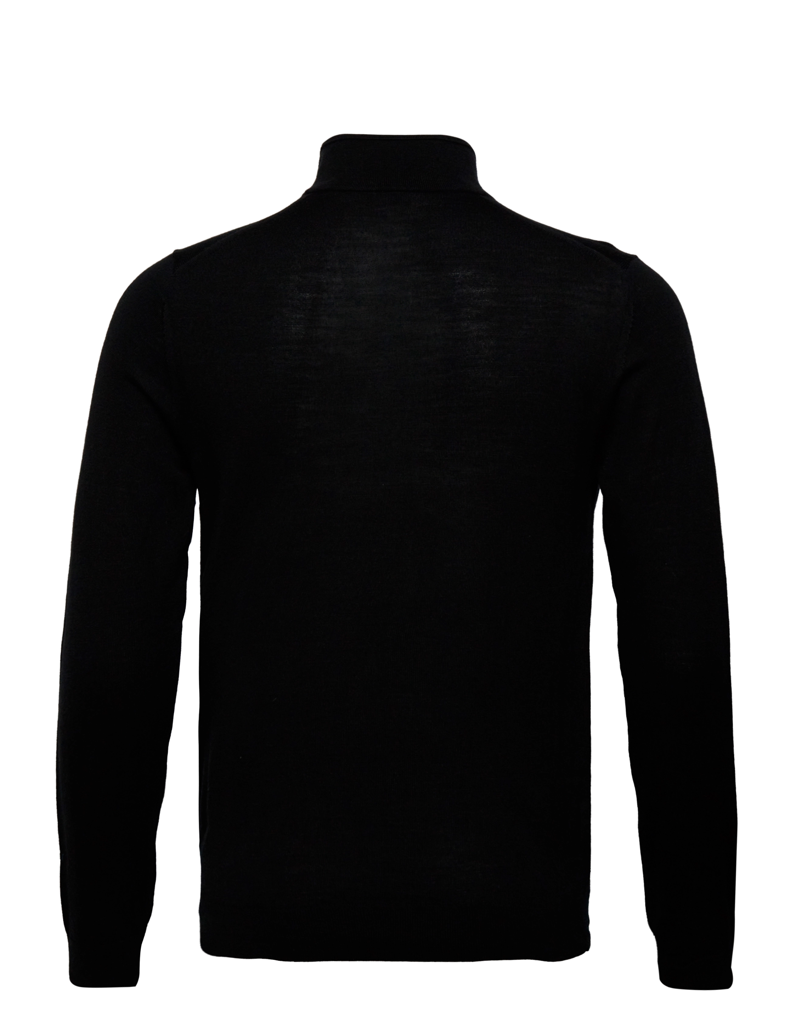 Reiss - BLACKHALL - half zip jumpers - black - 2