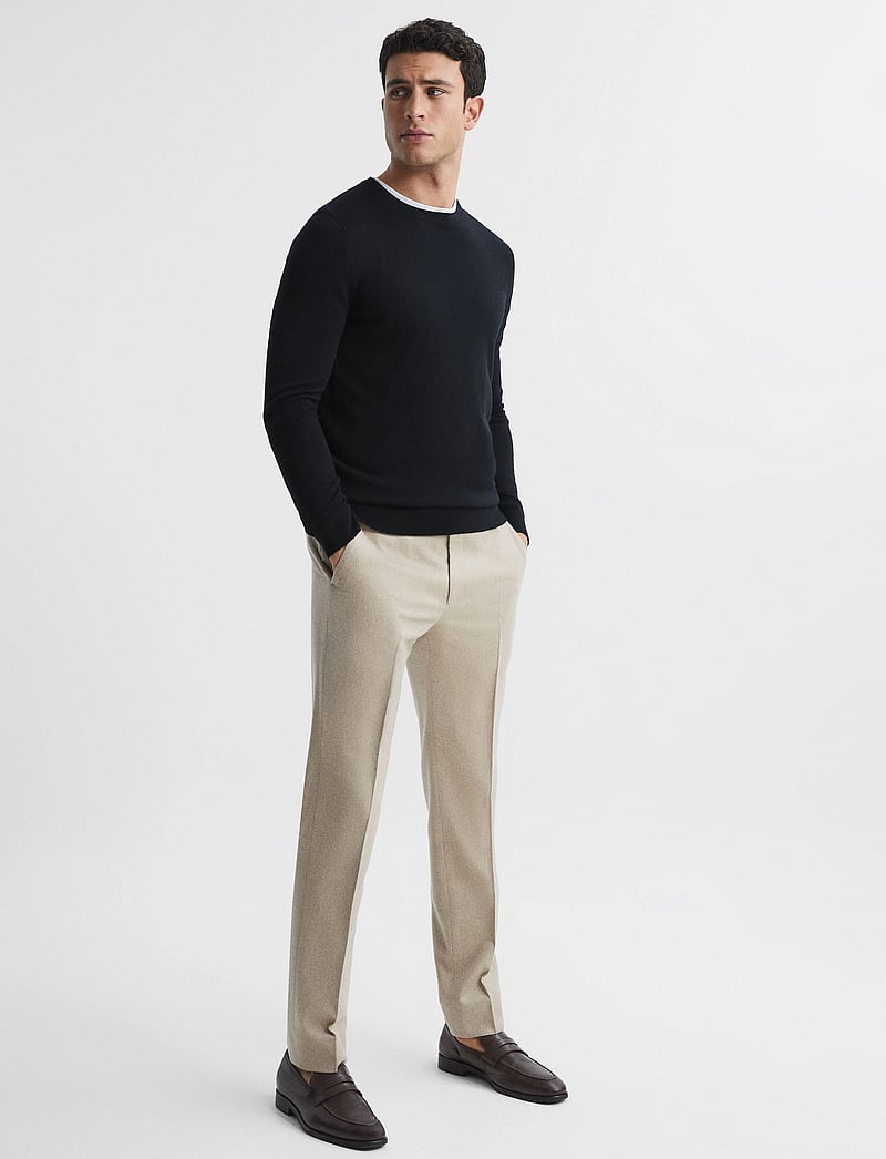 Reiss - WESSEX - Ümmarguse kaelusega kudumid - black - 4