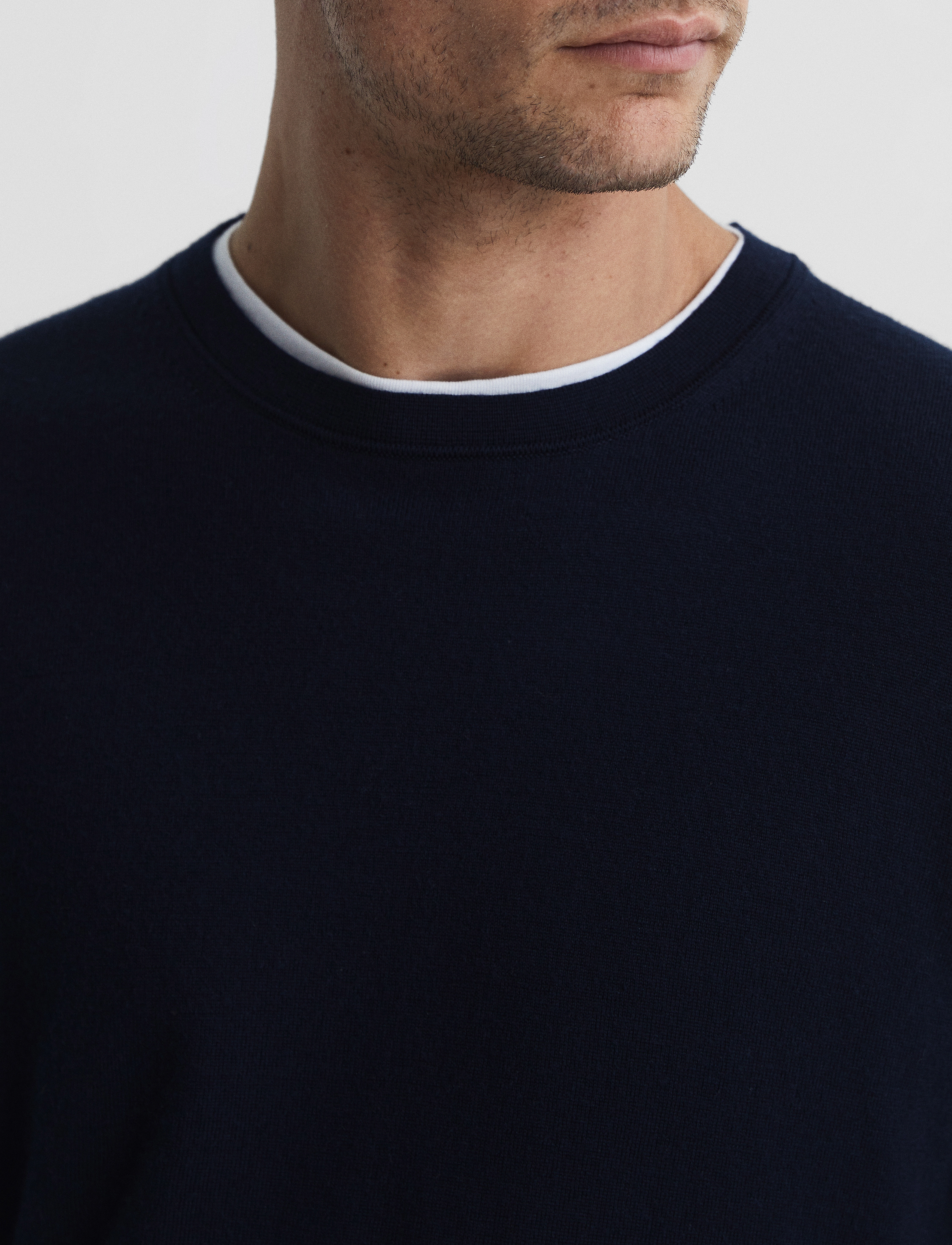 Reiss - WESSEX - rund hals - navy - 4