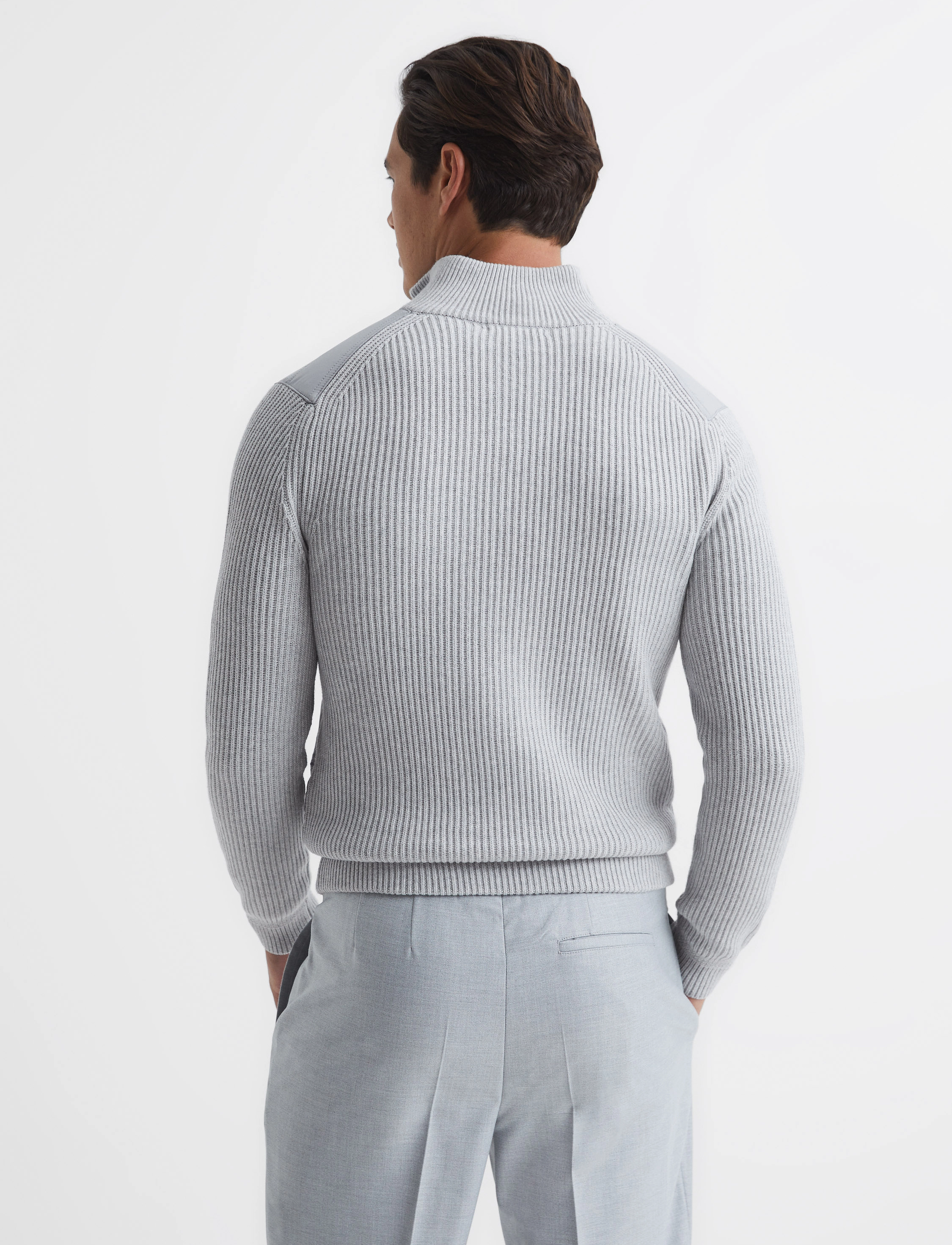 Reiss - TRAINER - soft grey - 3