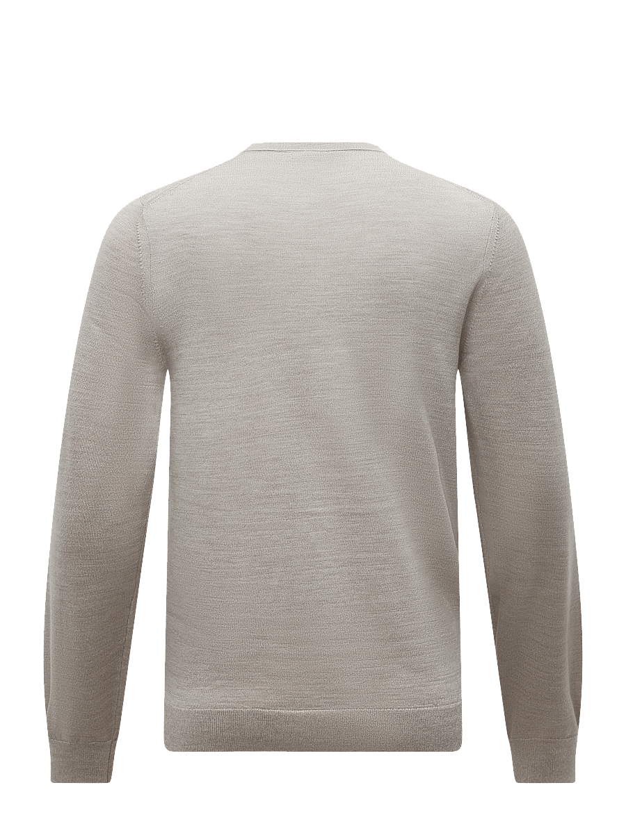 Reiss - WESSEX LS CREW MERINO WOOL JUMPER - Ümara kaelusega - stone mouline - 1