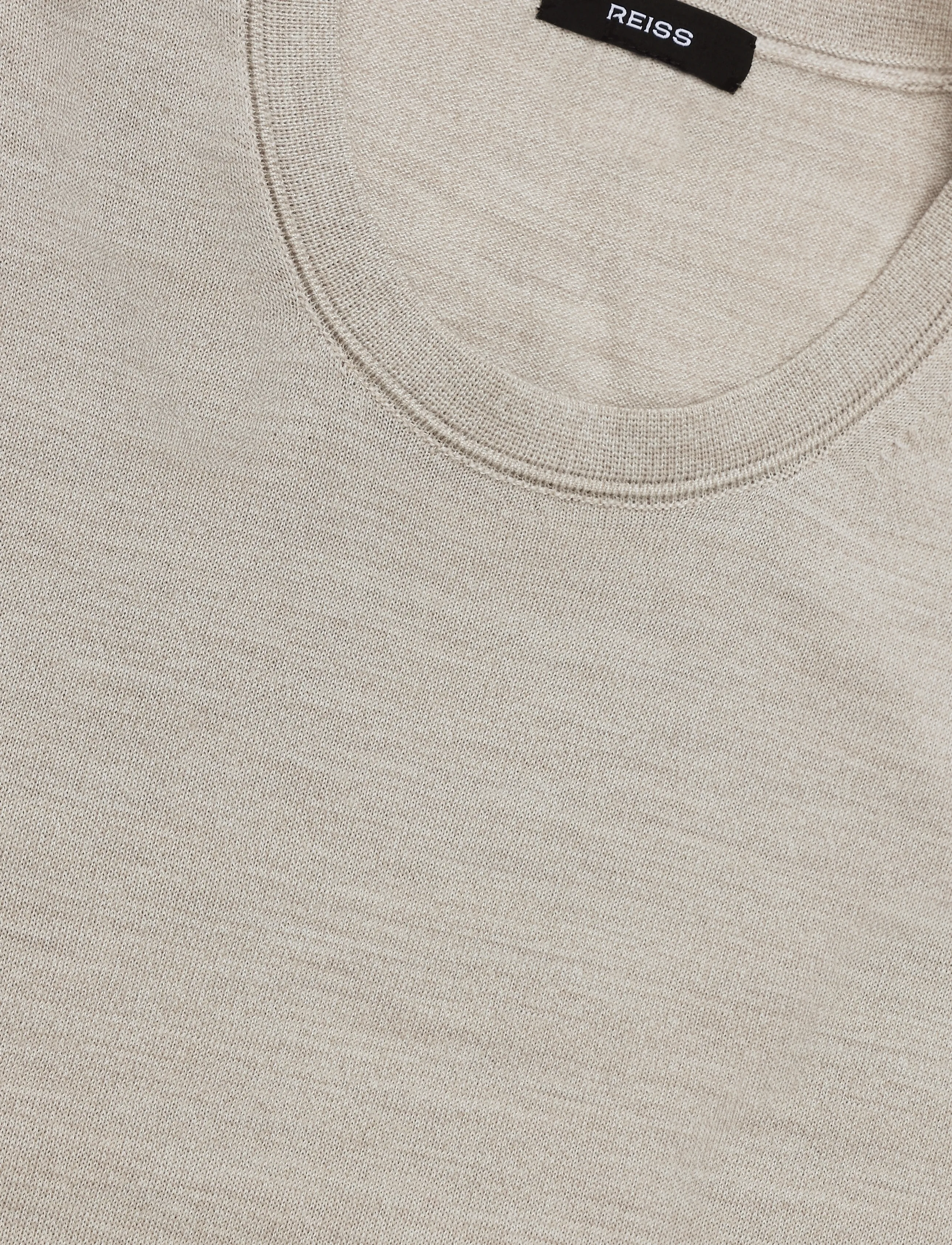 Reiss - WESSEX LS CREW MERINO WOOL JUMPER - Ümara kaelusega - stone mouline - 2