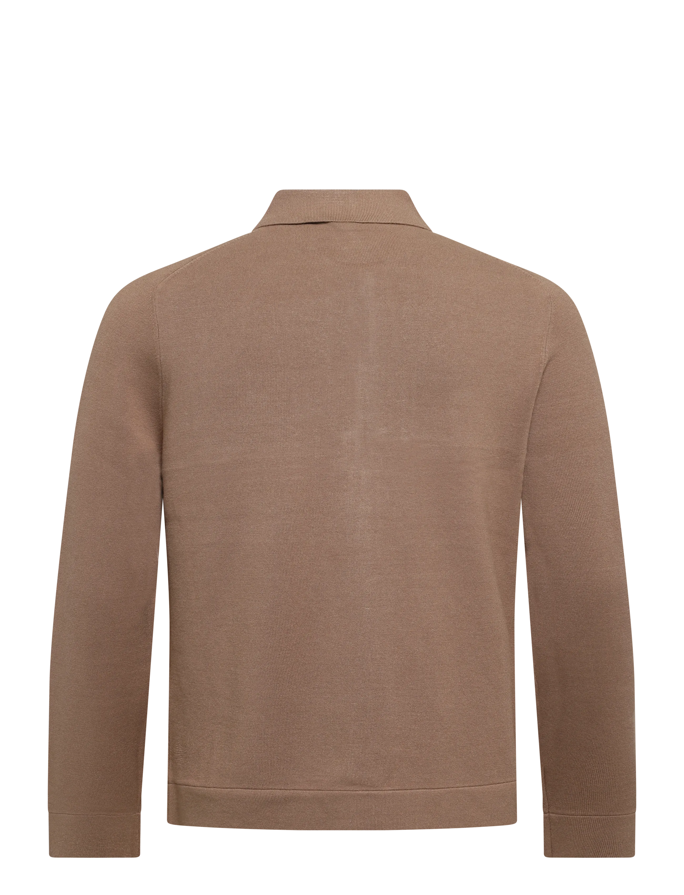 Reiss - FLEETWOOD LS CONCEALED PLACKET MILANO JACKET - camel brown - 1